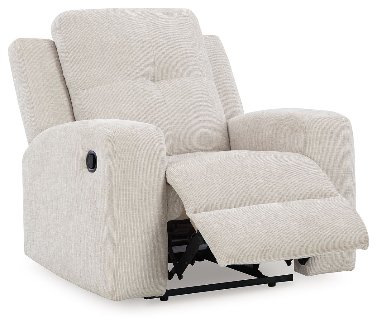Ashley Furniture Danum - 3 Pc. - Reclining Sofa, Reclining Loveseat, Recliner - Stone - Image 13