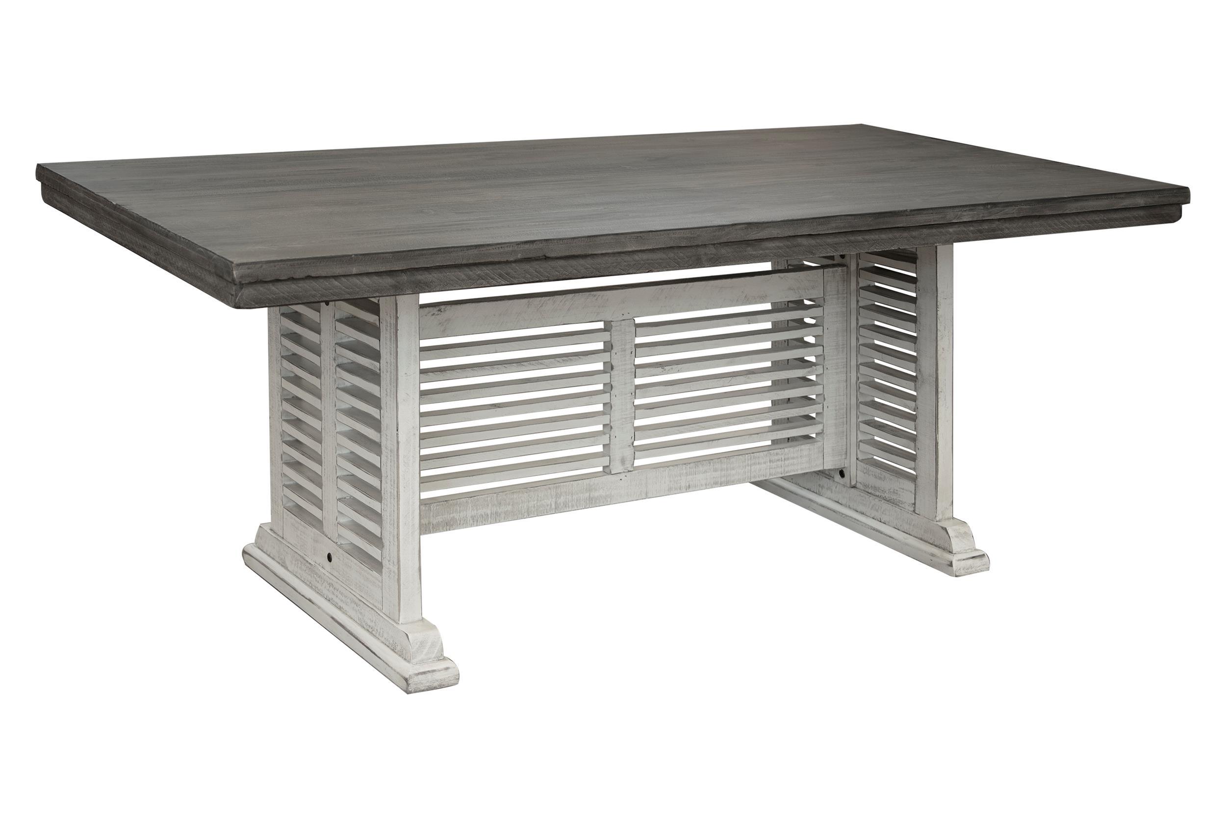 International Furniture Direct Stone - Dining Table - Beige