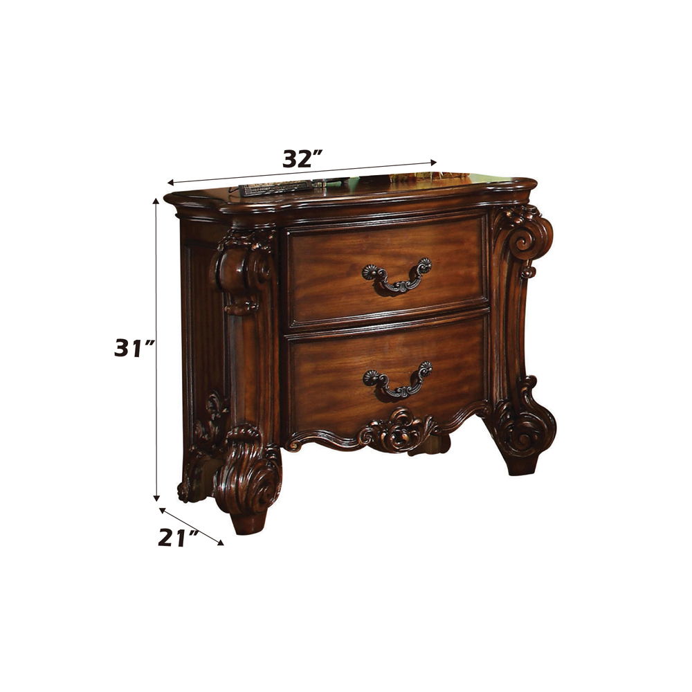 Vendome - Nightstand - Cherry, dark brown, view 2