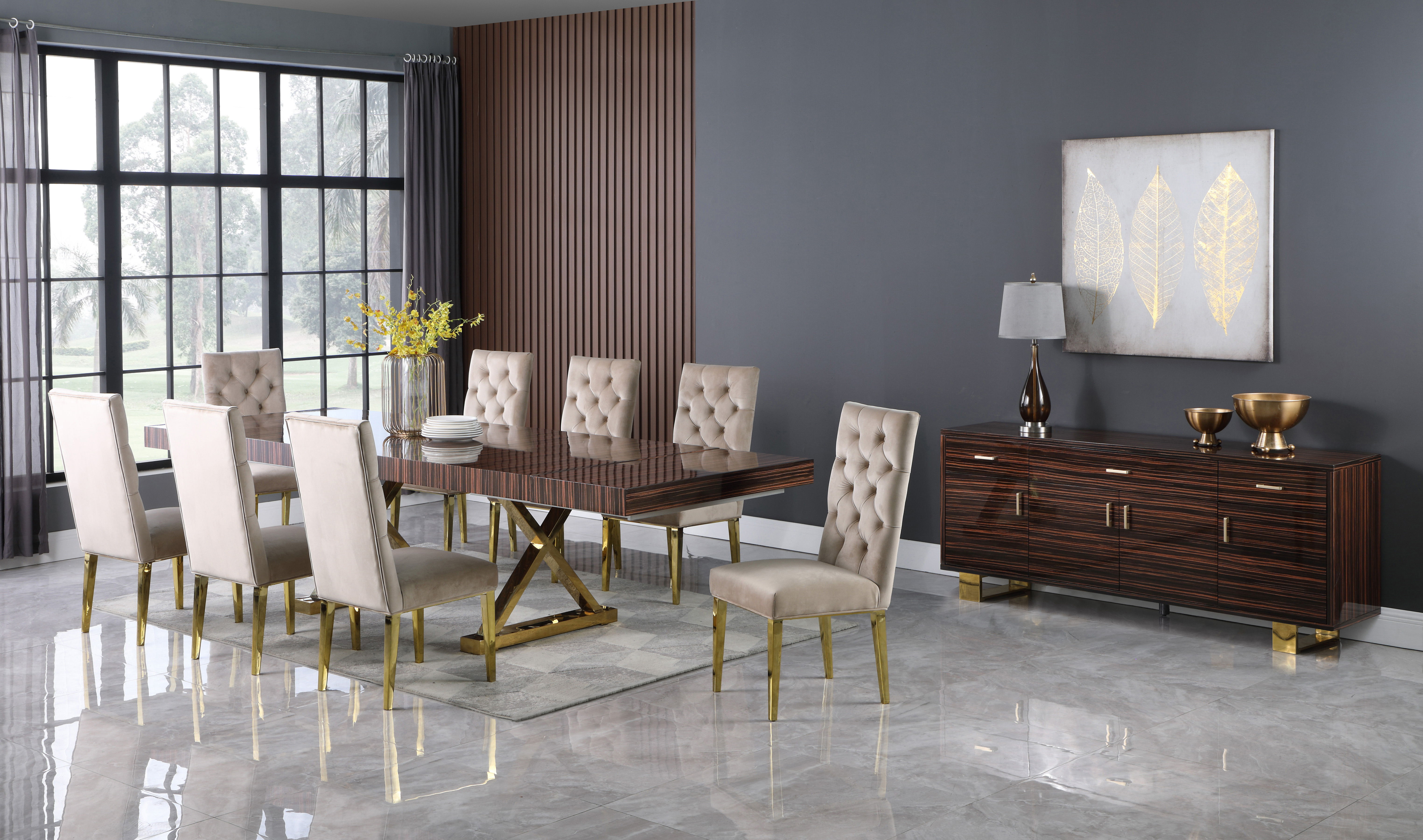 Excel - Extendable Dining Table - Brown