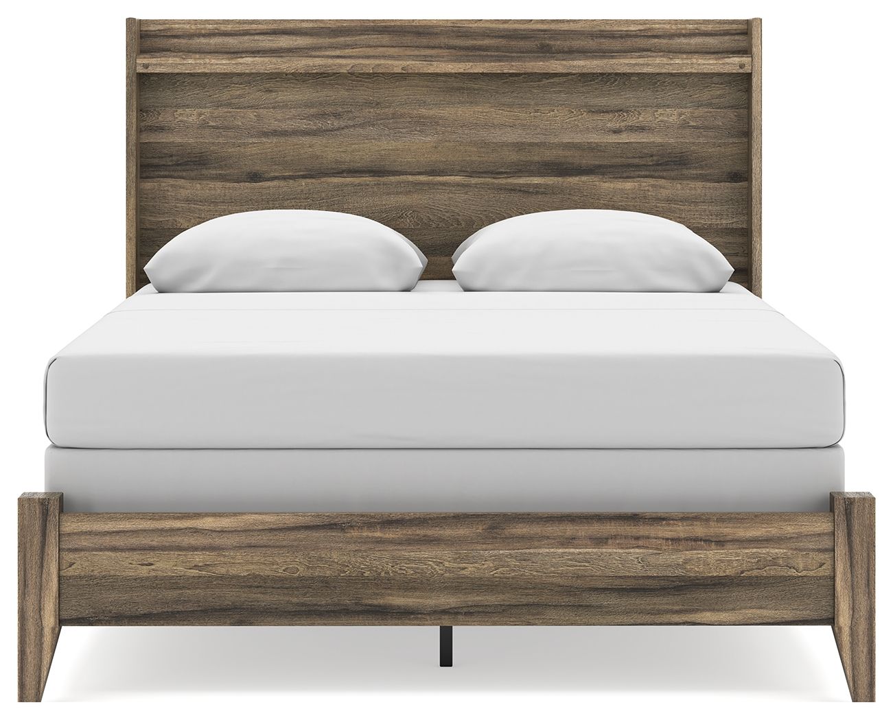 Ashley Furniture Elbrim - Queen Panel Bed - Brown - Image 5