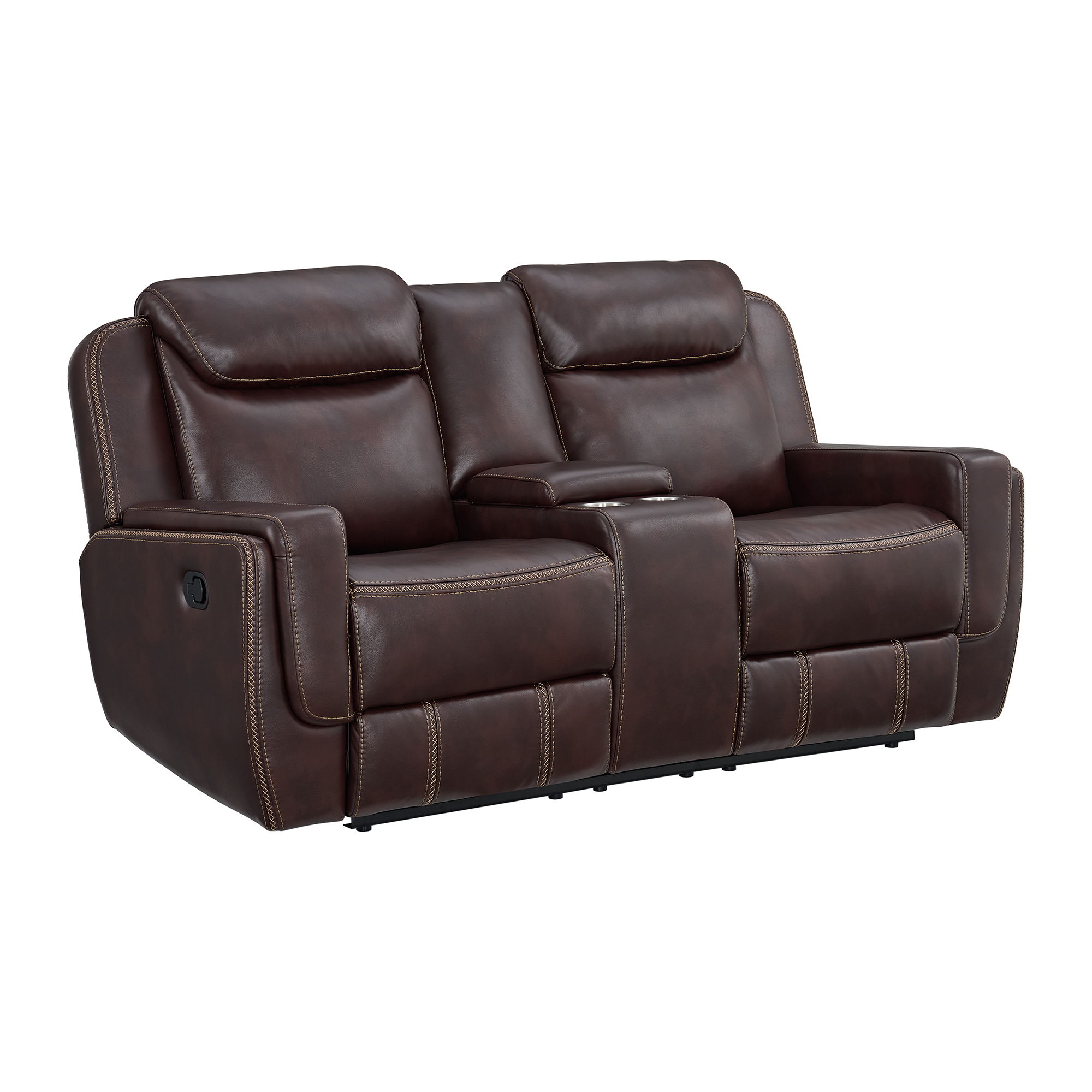 Panther - 3 Piece Living Room Set (Sofa, Loveseat & Recliner) - Neono Brown