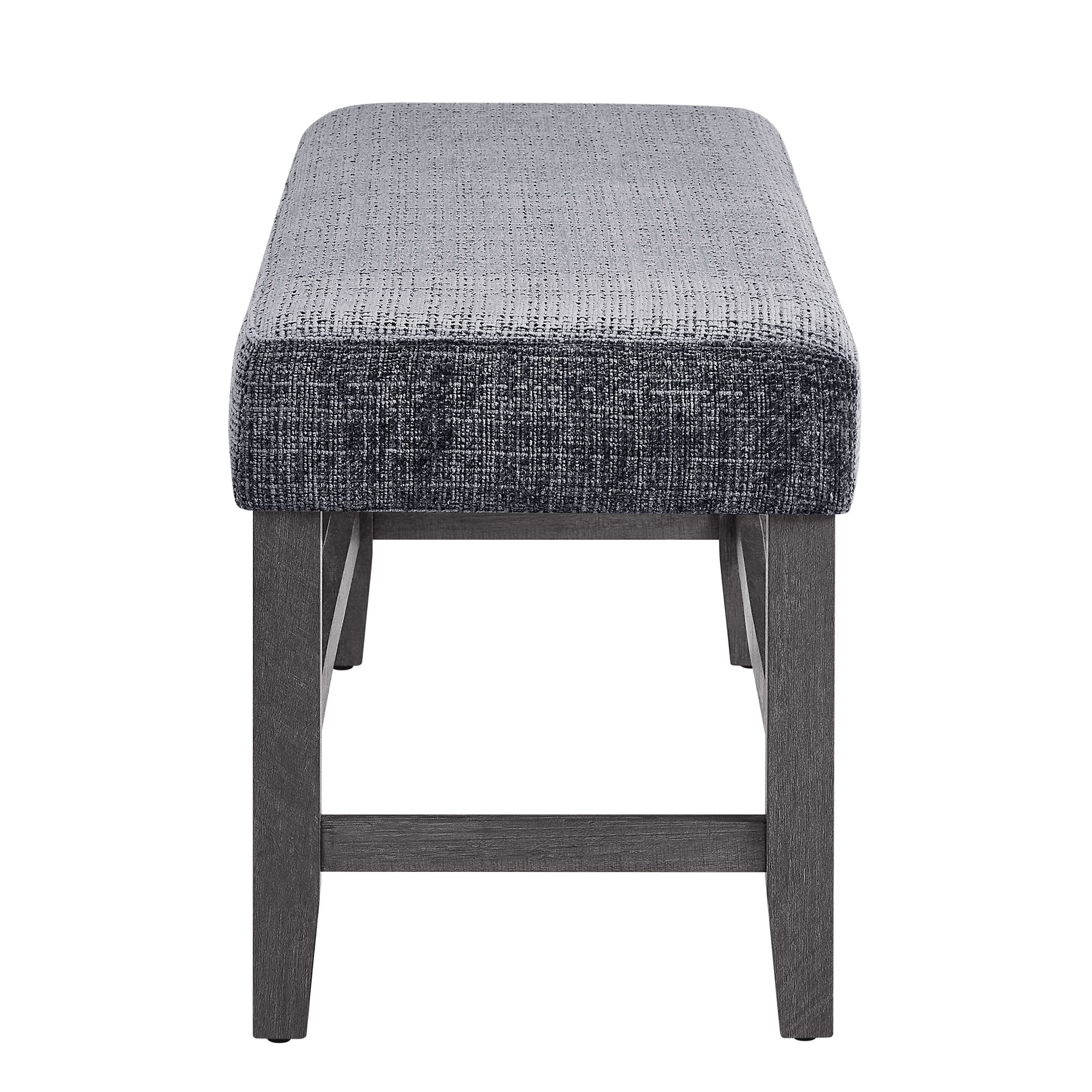 D8030DT - Dining Table Bench - Black / Brown