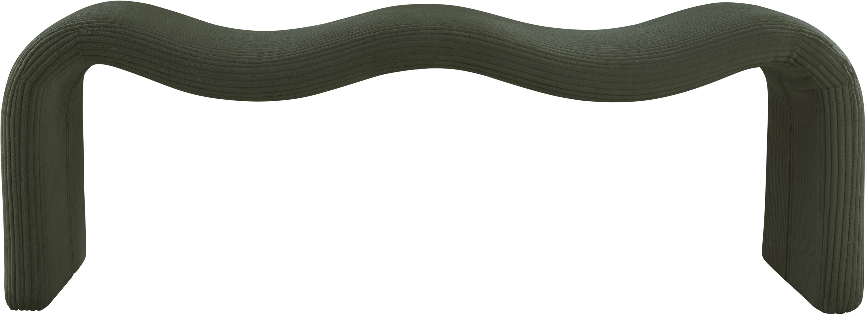 Willow - Corduroy Bench - Green