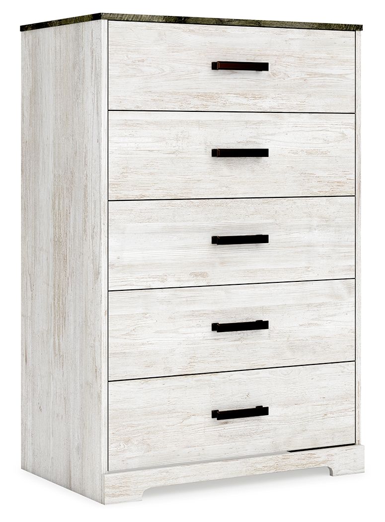 Five Drawer Chest - Vinyl-Wrapped