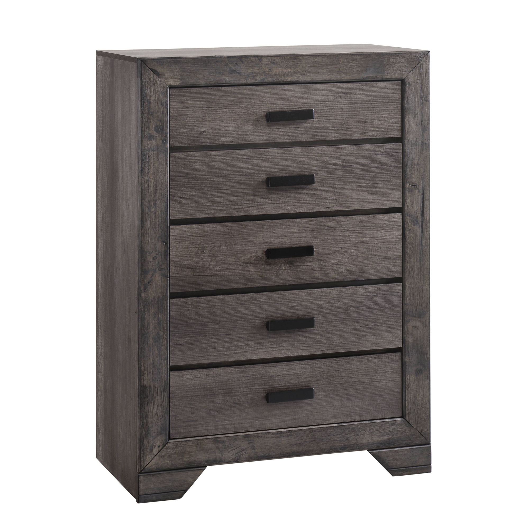 Nathan - Youth Twin Panel 3 Piece Bedroom Set - Gray Oak Finish