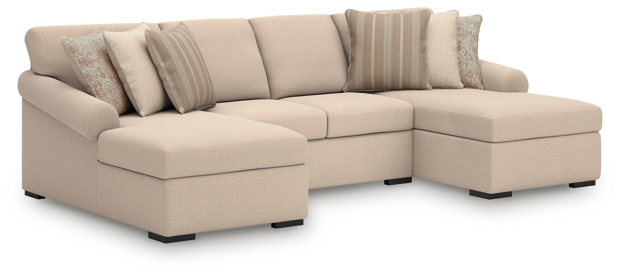 LadyMae – 3-Piece Double Chaise Sectional – Twill