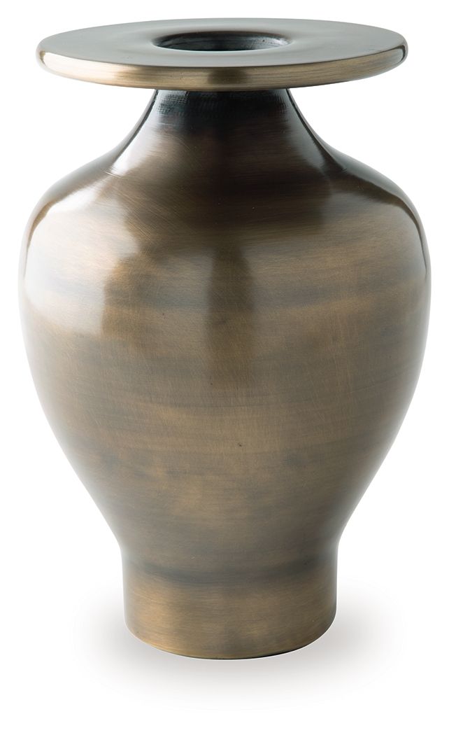 Fedorleigh - Vase - 15" - Antique Brass Finish