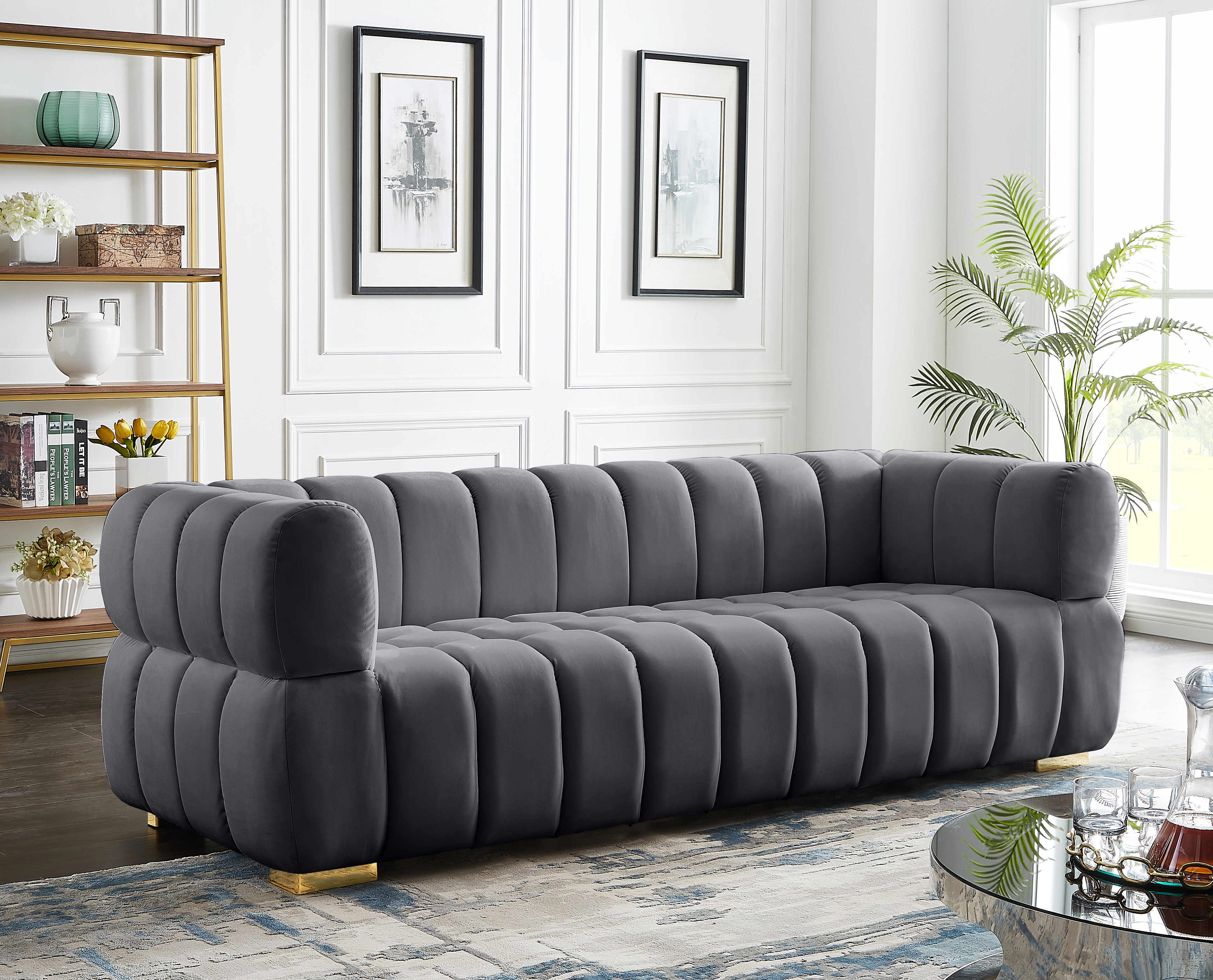 Gwen - Sofa - Gray