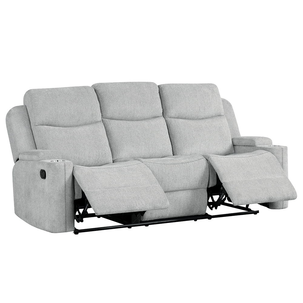 Galya - Motion Sofa - Light Gray Chenille, light gray, view 2