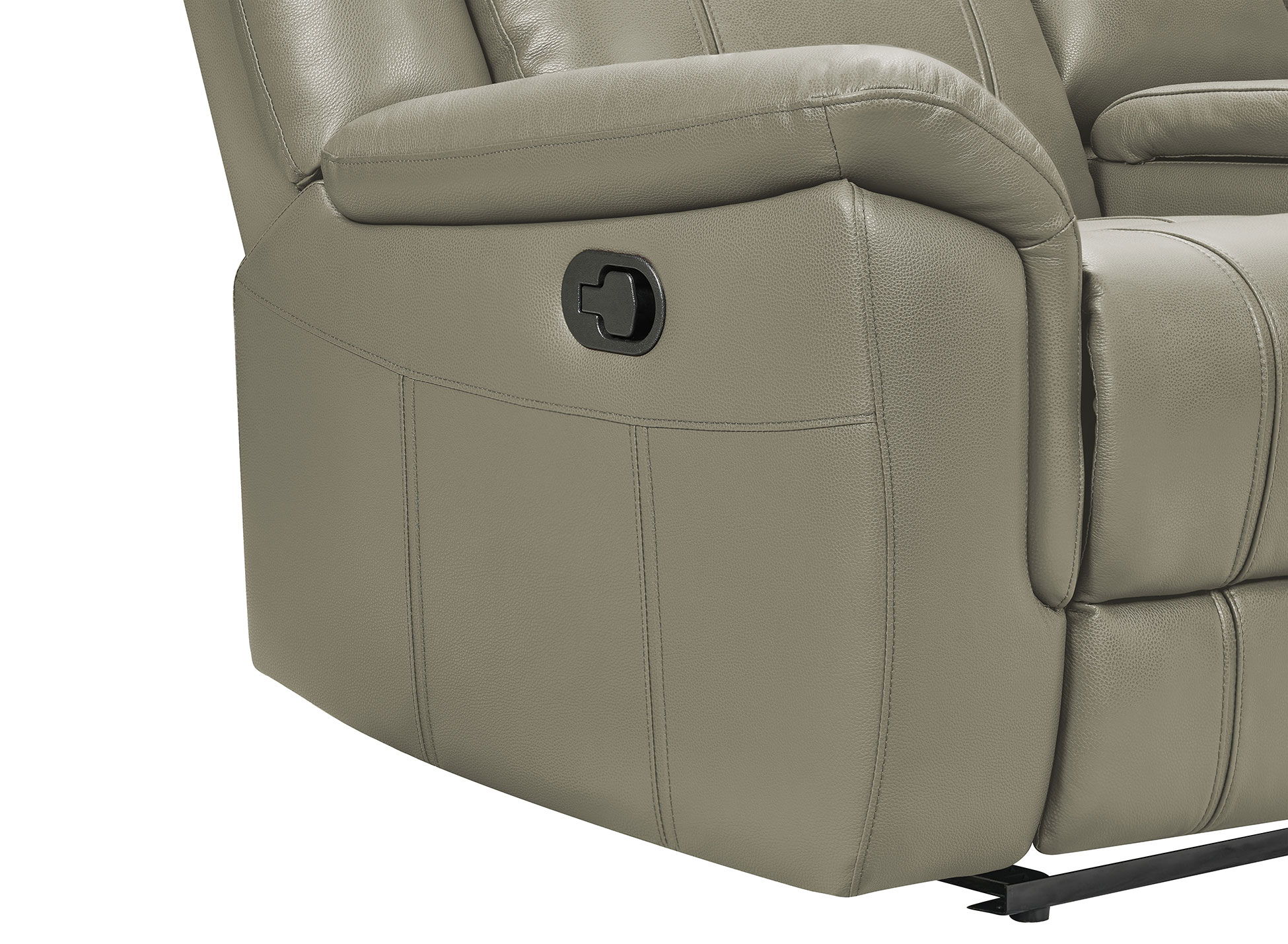 9015 - Loveseat With Manual Recliners - Gray