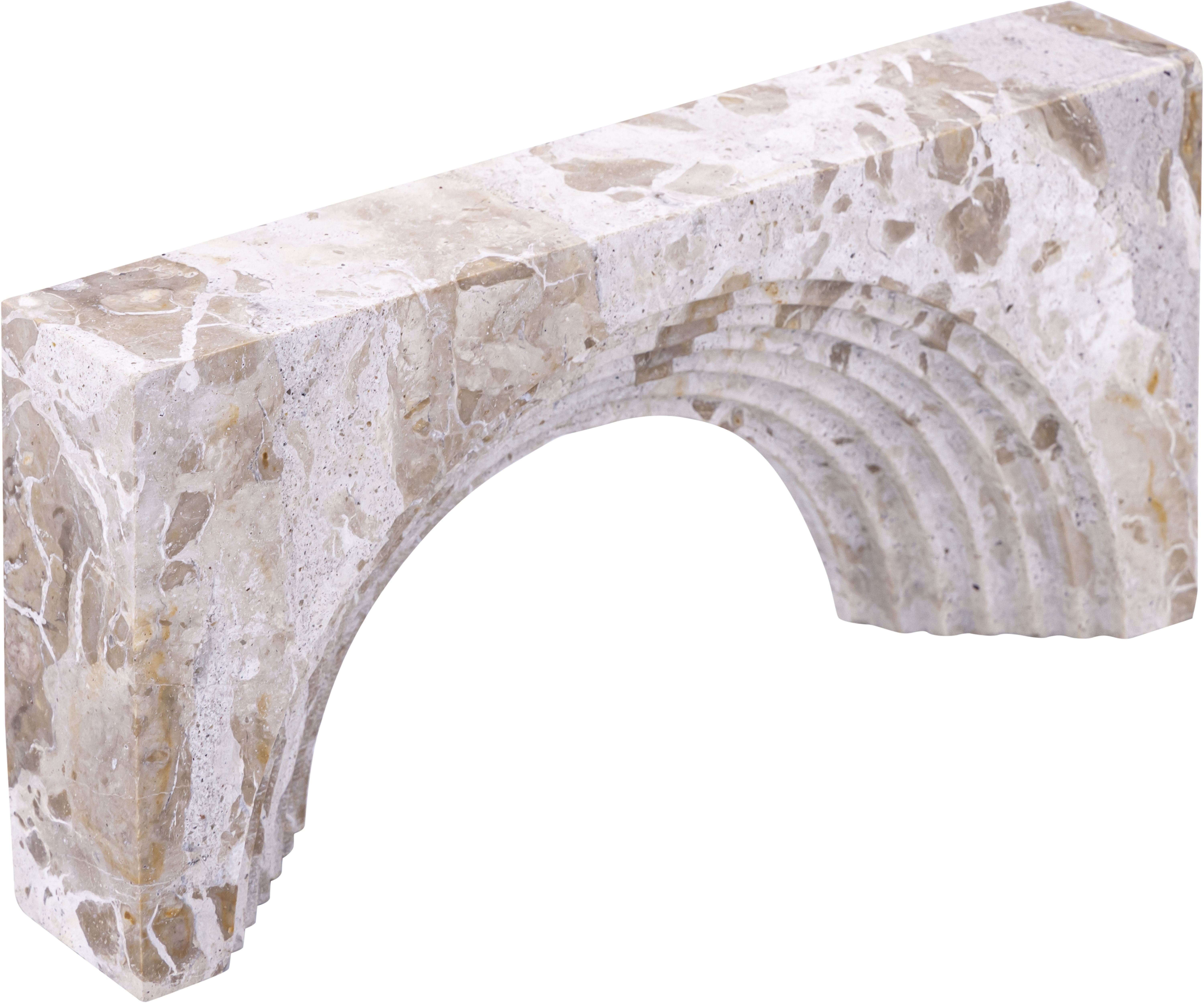 Cambre - Marble Decorative Object - Beige