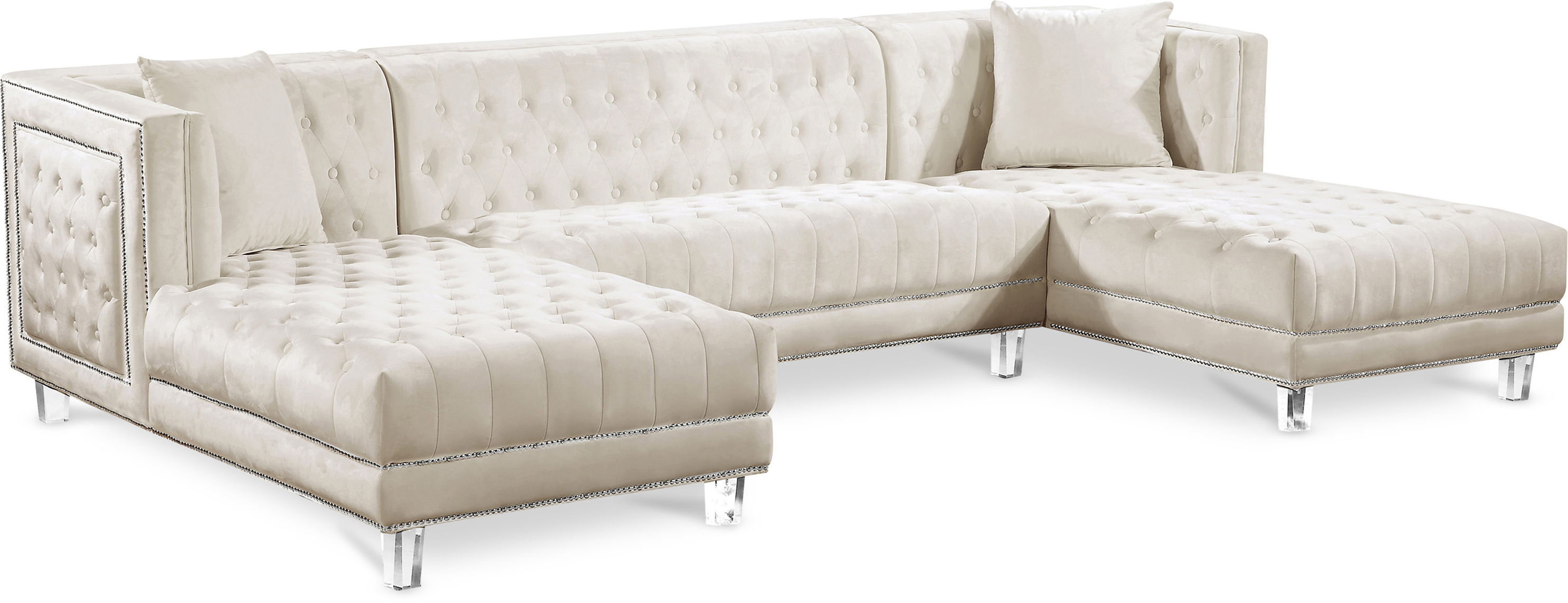 Moda - 3 Piece Sectional - Cream
