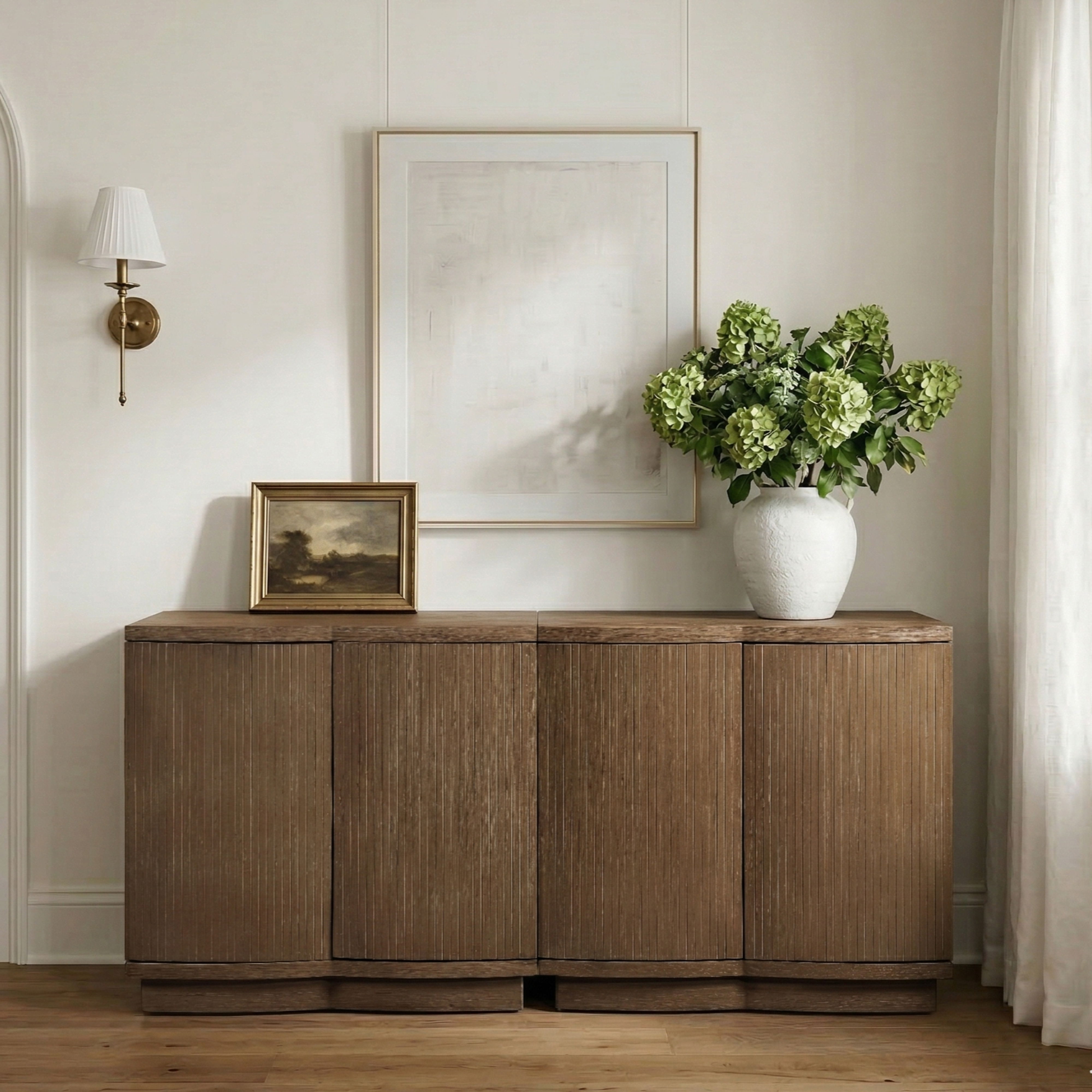 Aveline - 2 Piece Sideboard / Buffet - Brown