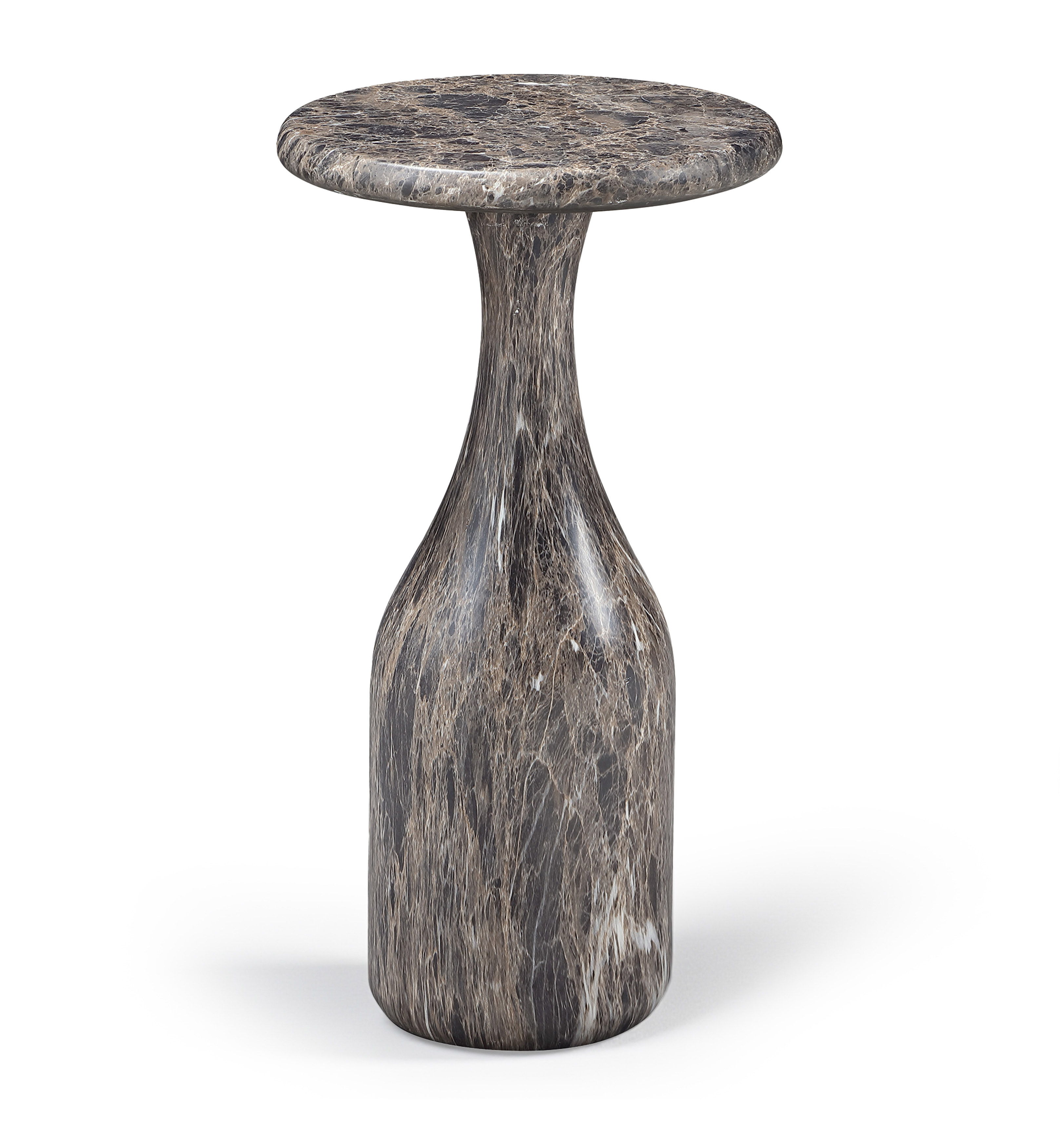 Savona - 20" Concrete Indoor / Outdoor End Table - Brown