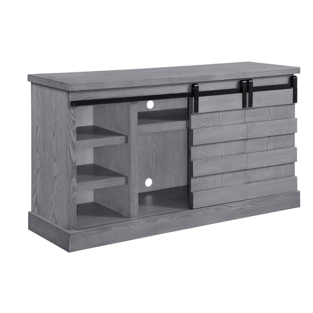 Amrita - TV Stand - Gray Oak Image