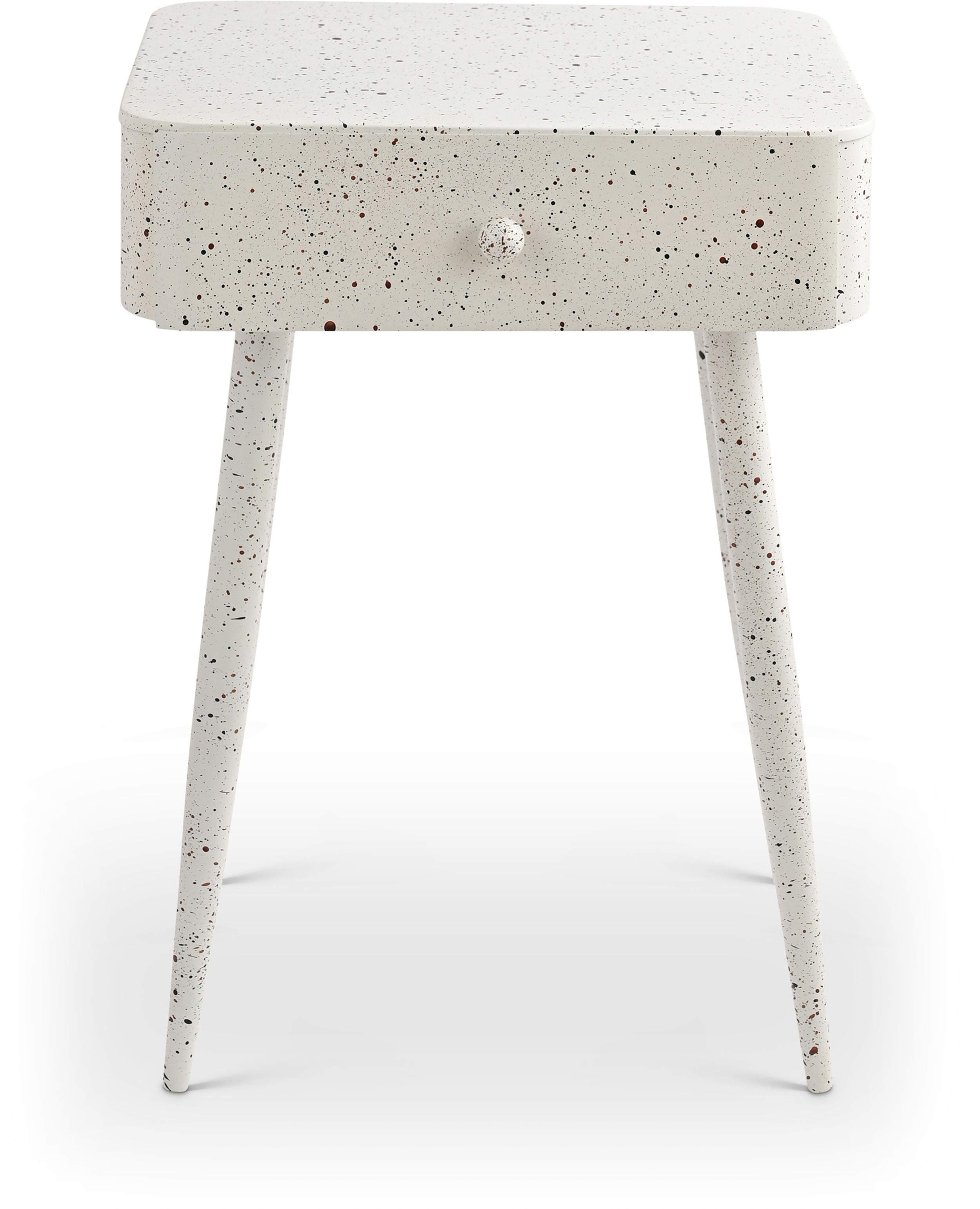 Rylan - Iron Night Stand - White