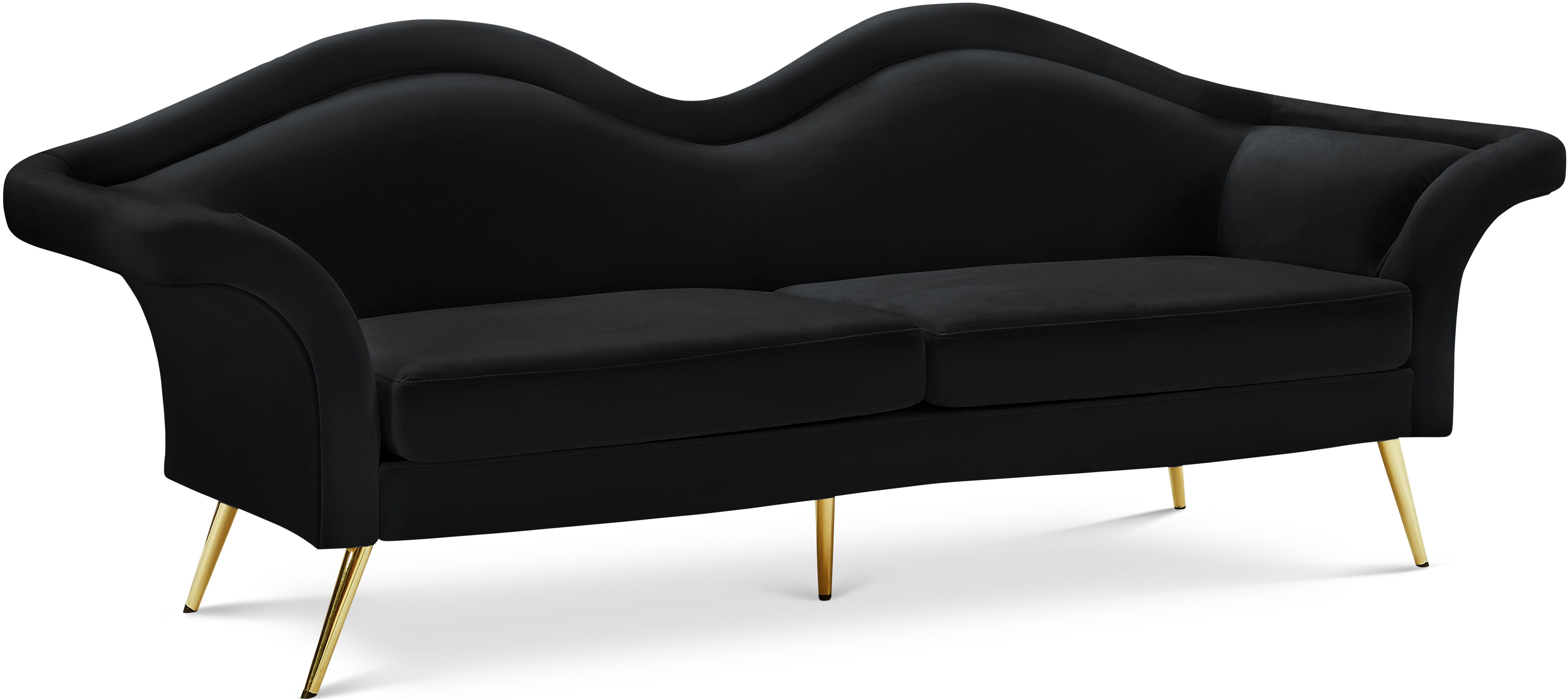 Lips - Sofa - Black