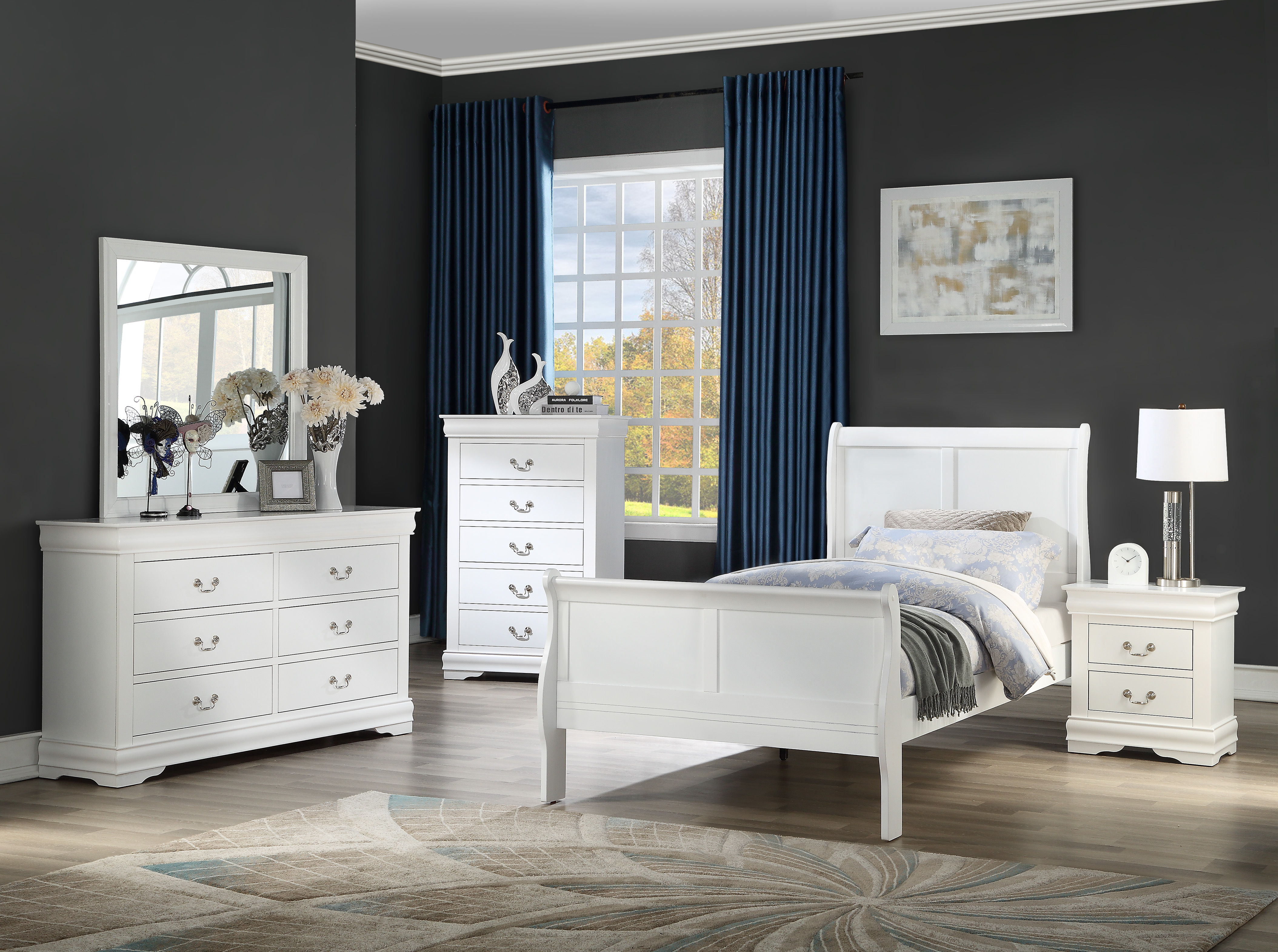 Louis Philip White Kids Bedroom Group Image