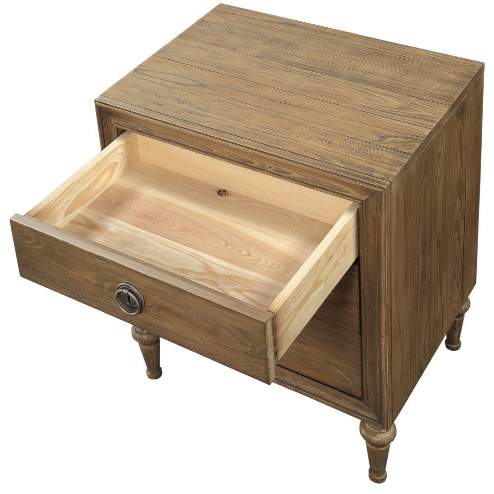 Inverness - 28" Nightstand - Reclaimed Oak, light brown, view 2