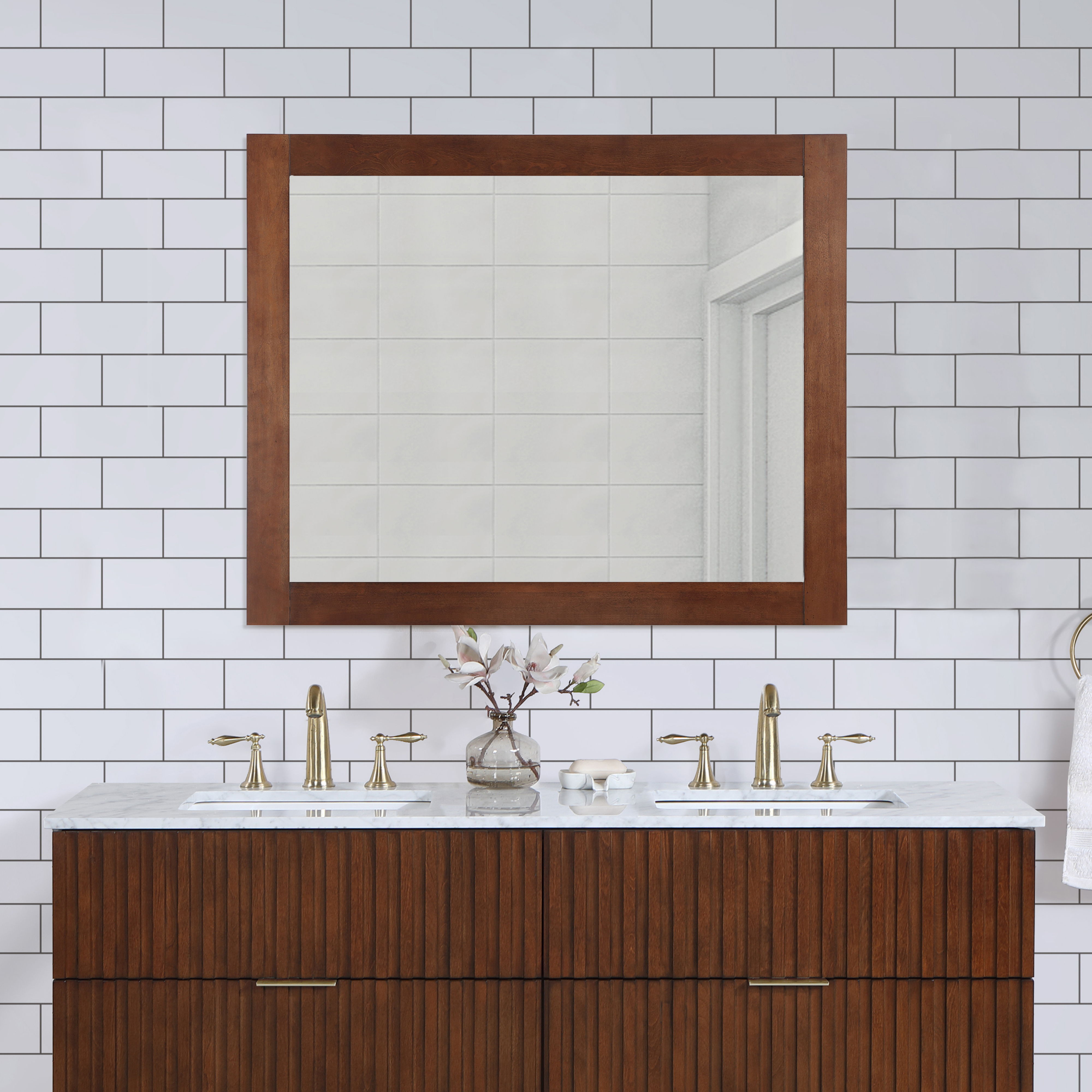 Monad - 44" Mirror - Walnut