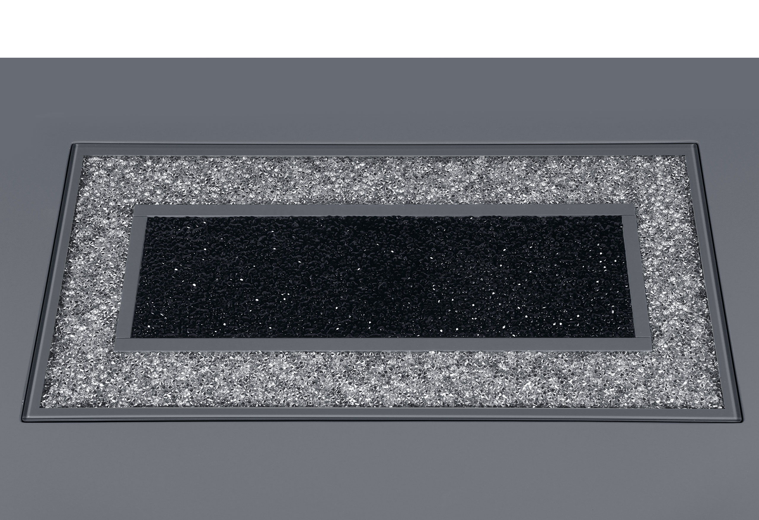 Monaco - End Table Top And Base - Dark Gray