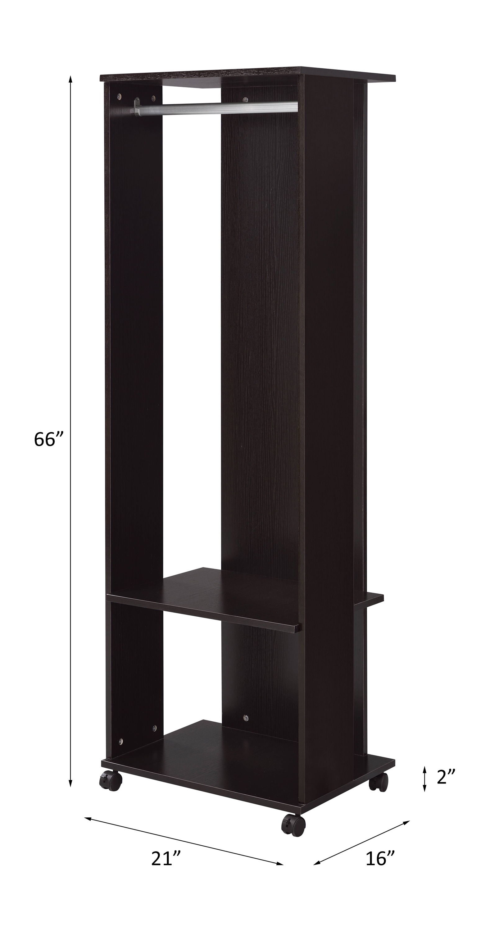 Kolen - Hall Tree - Espresso, black, view 5
