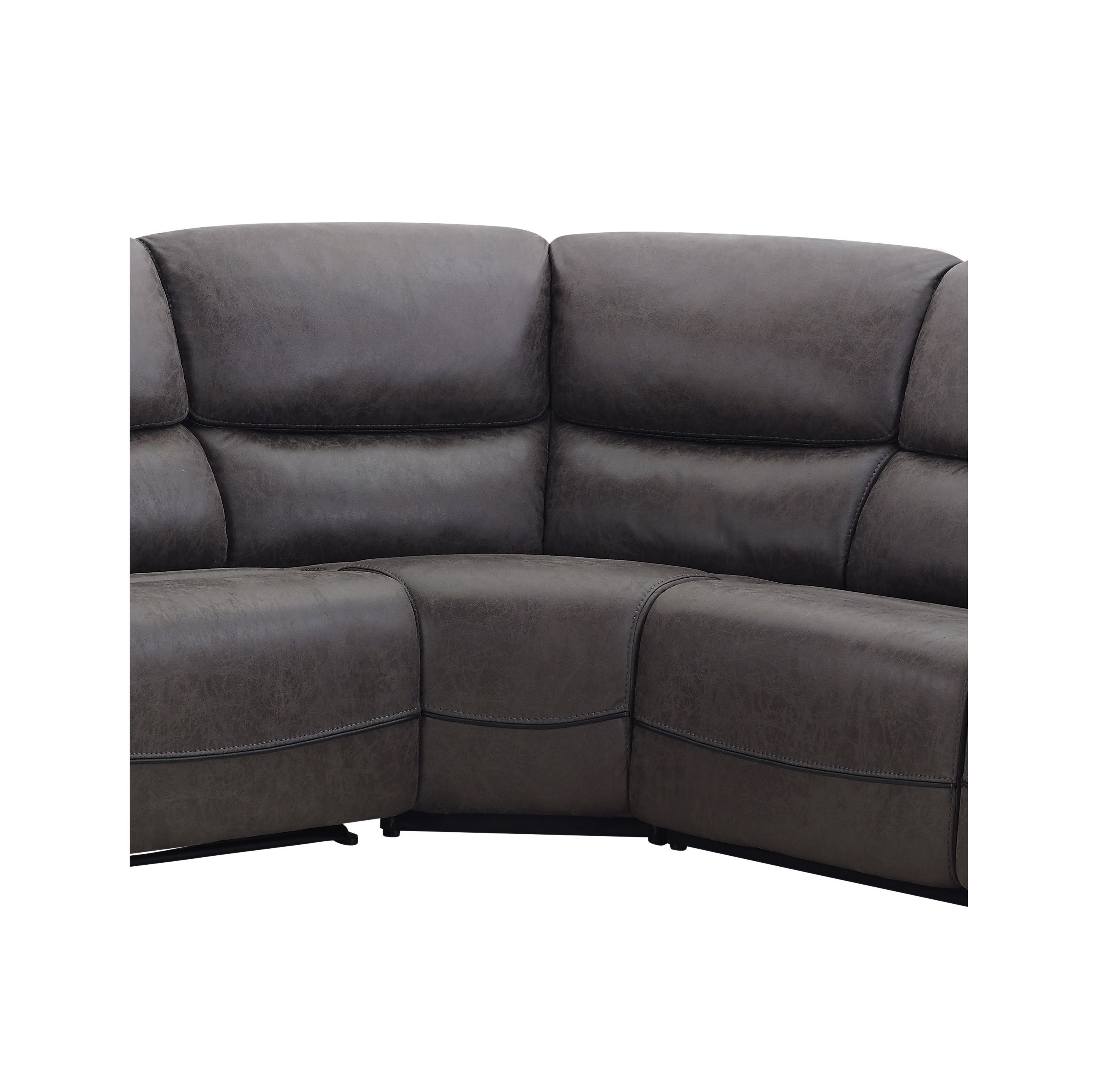 Plaza - Sectional Wedge - Dark Gray
