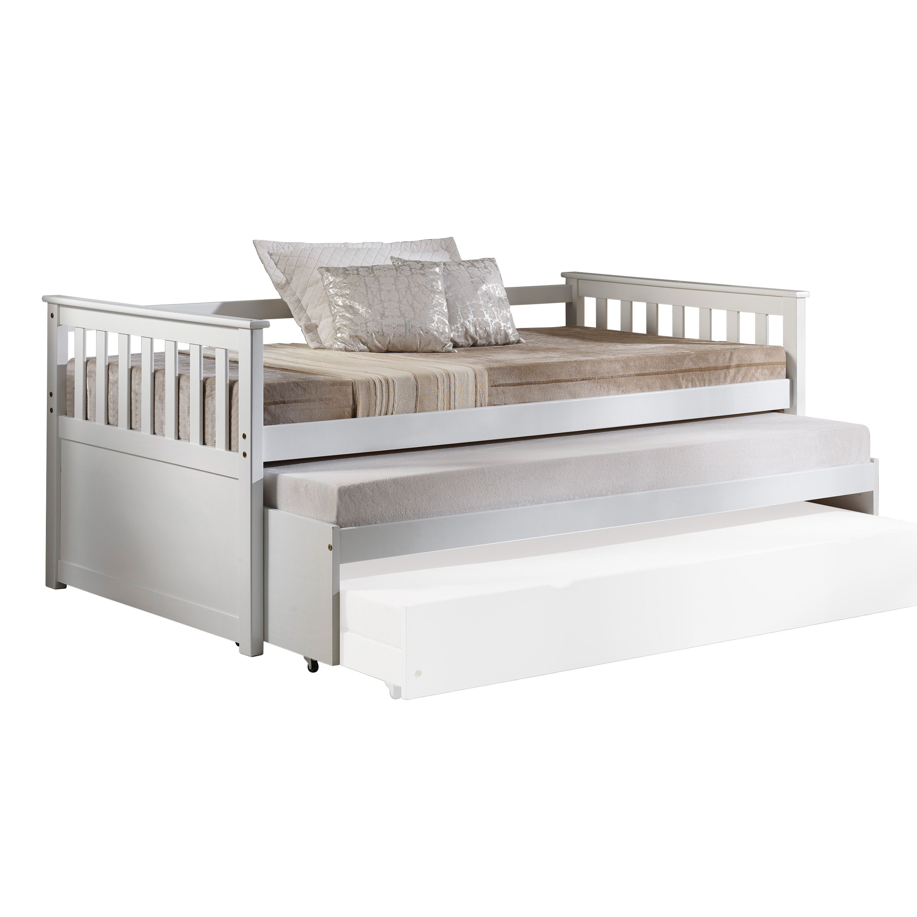 Cominia - Twin Daybed - White, white, view 4