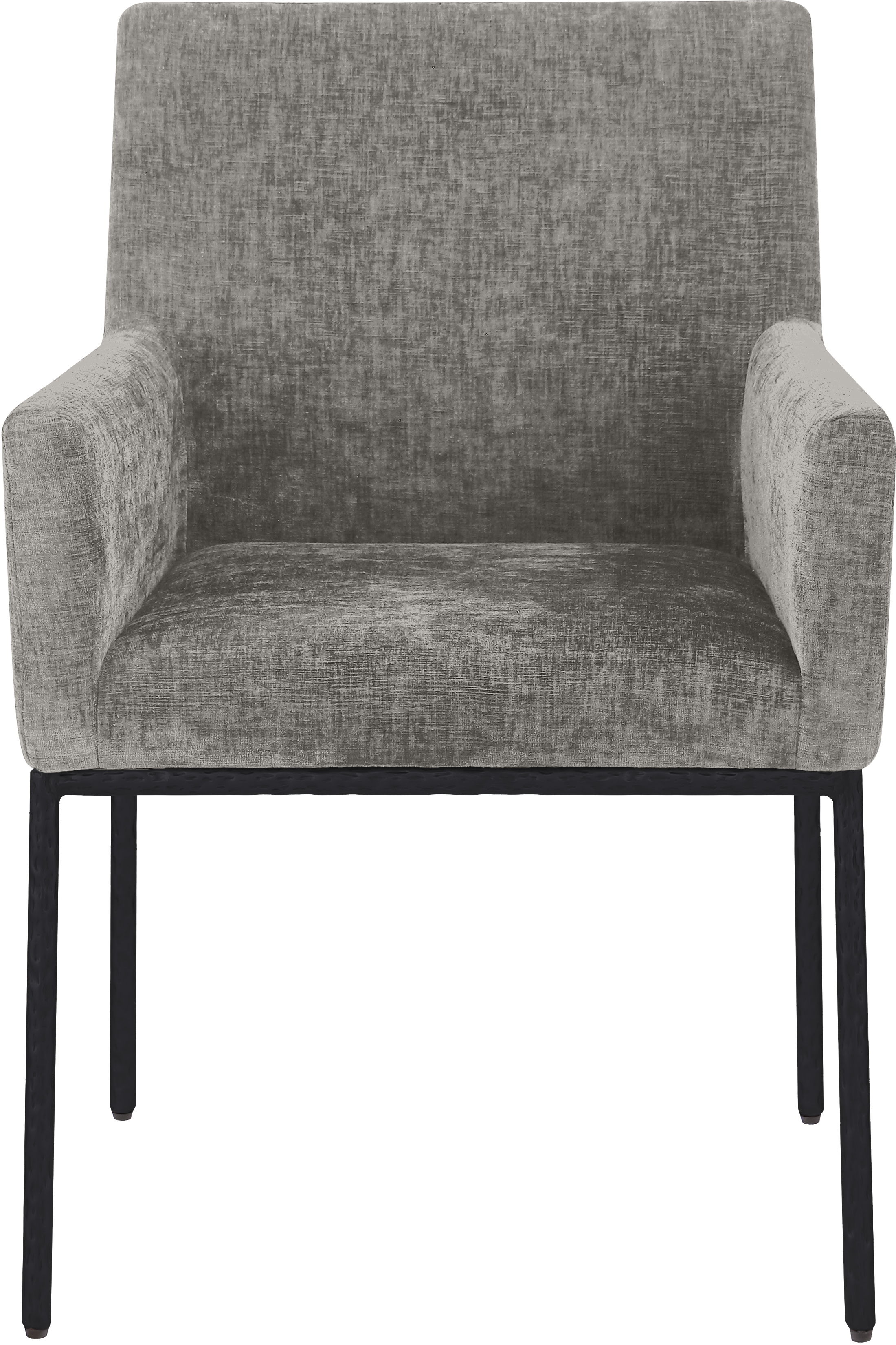 Reeves - Dining Chair With Black Legs (Set of 2) - Gray