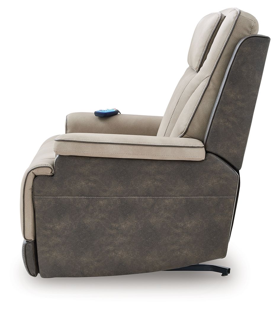 Ashley Furniture 4Z-Peaceful Pause - Power Lift Recliner - Sand - Image 8