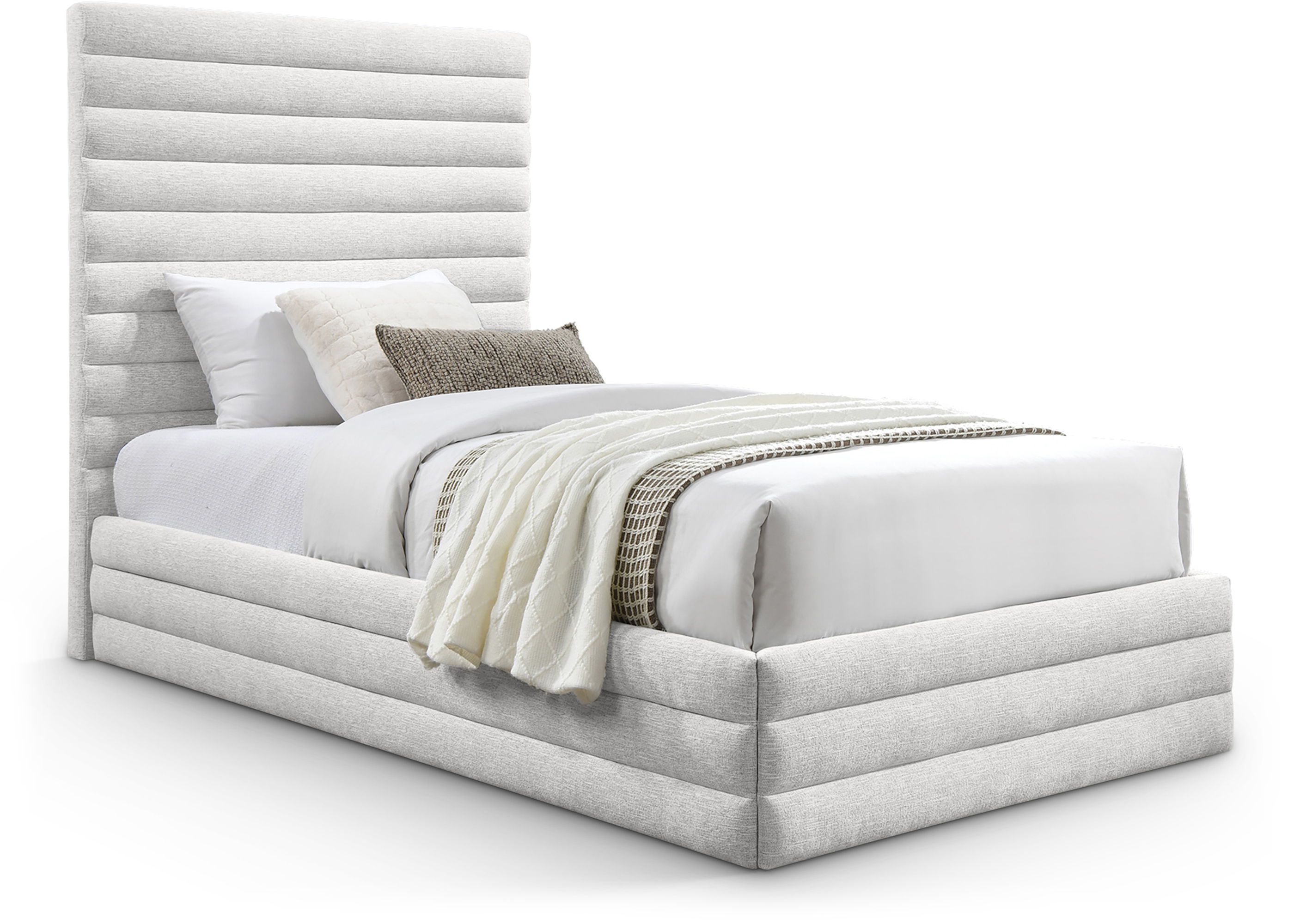 Maxwell - Twin Bed - Cream