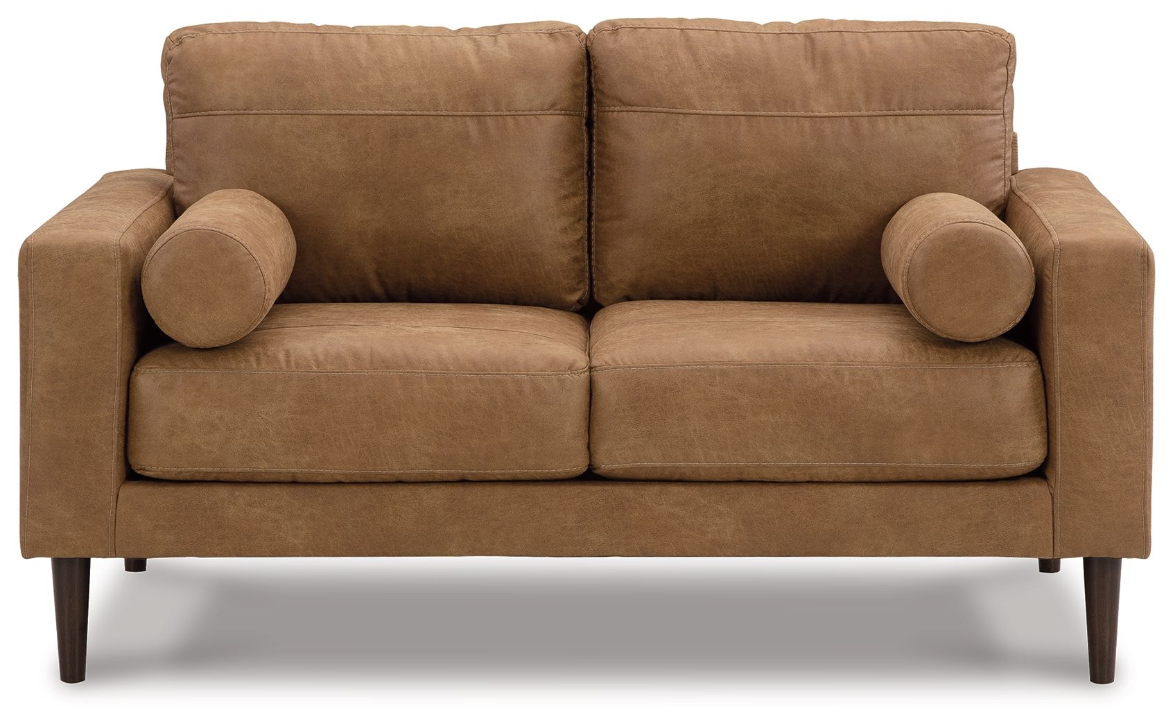 Ashley Furniture Telora - Loveseat - Caramel - Image 3