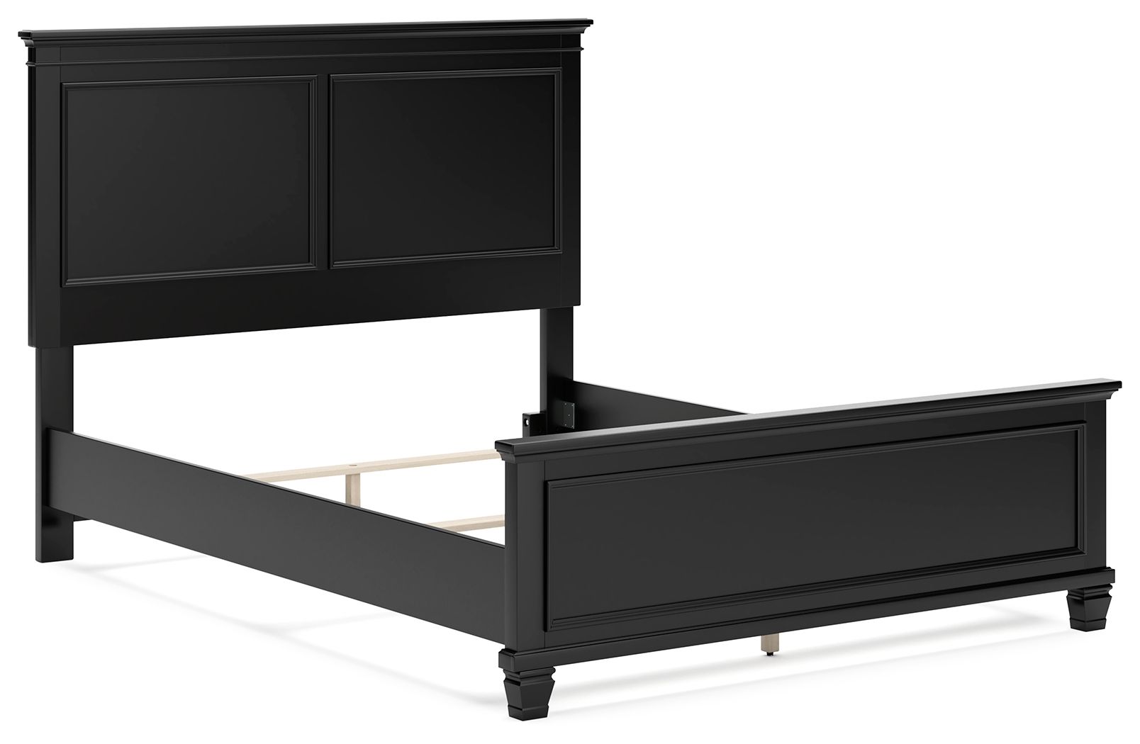 Lanolee - Queen Panel Bed - Black