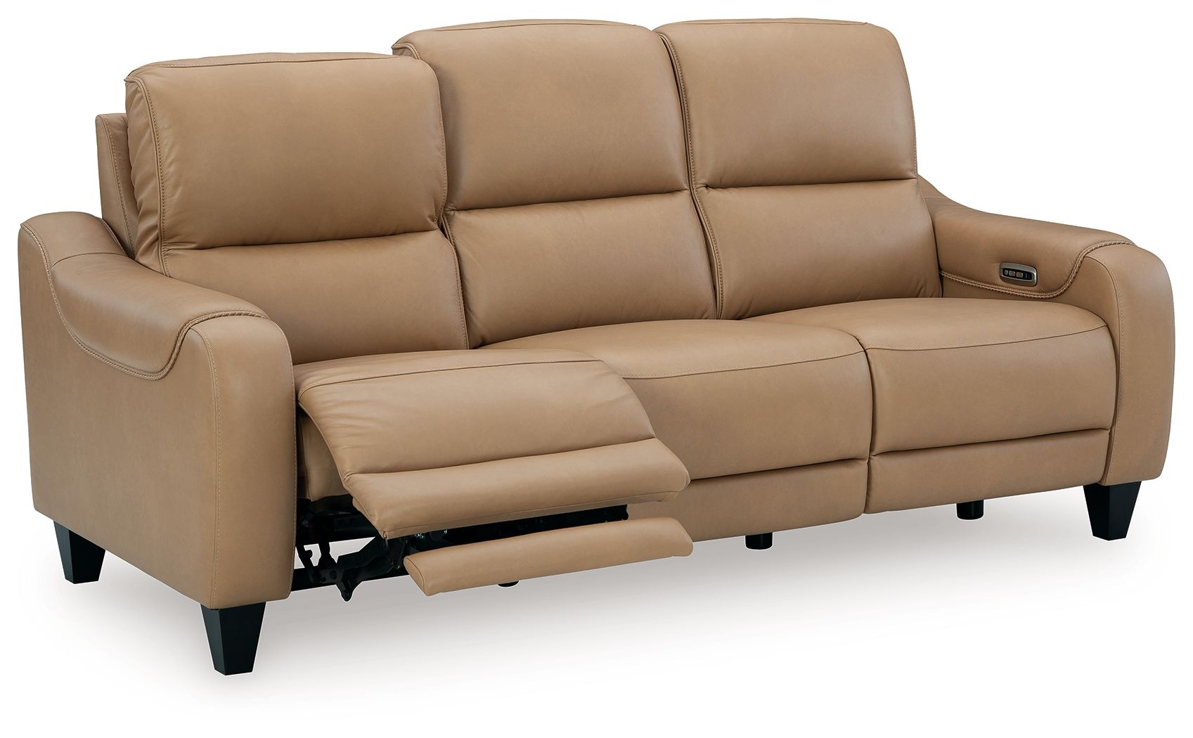 Ashley Furniture Mosswell - Power Reclining Sofa With Adj Headrest - Toffee - Image 4