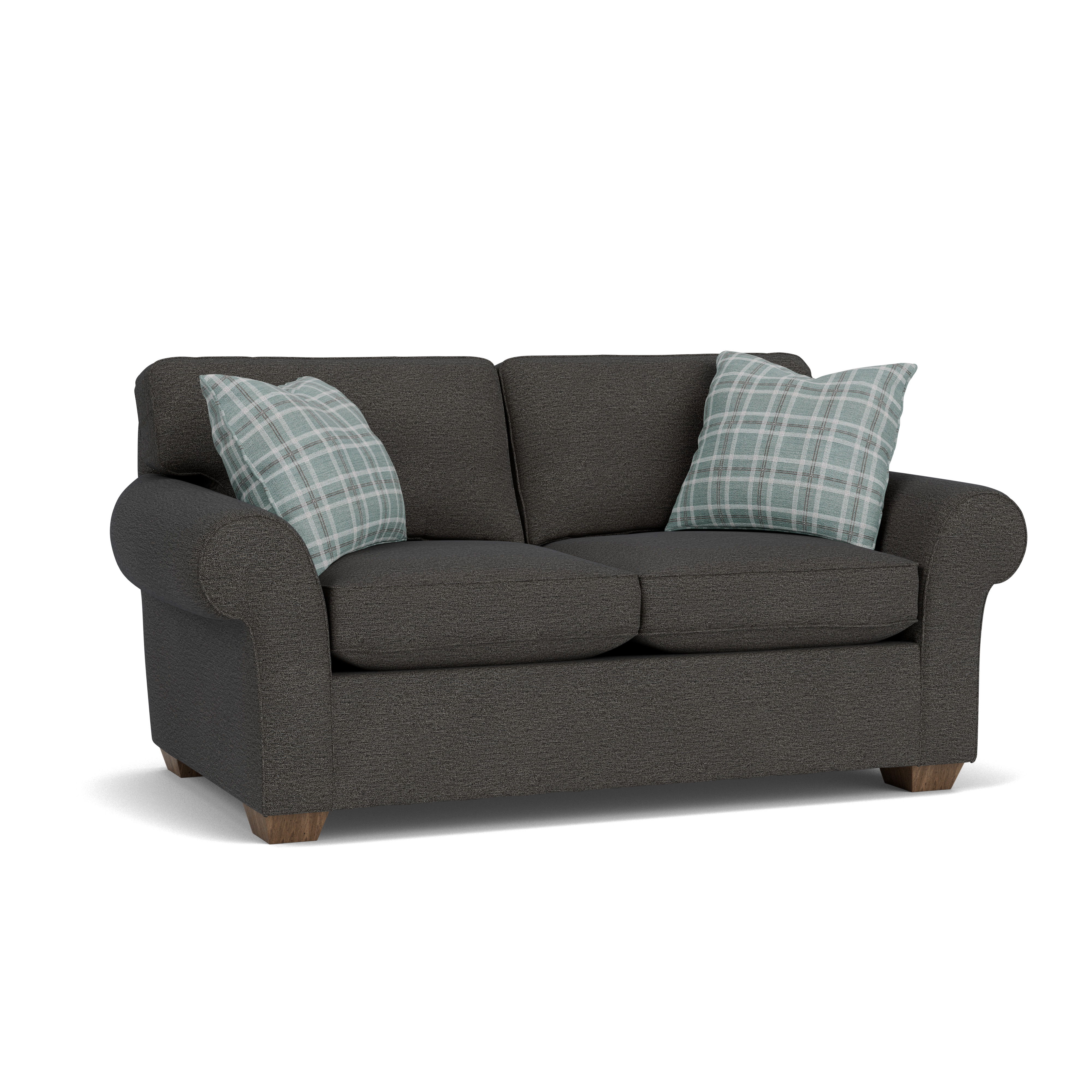 Vail - Fabric Loveseat, light brown, view 3