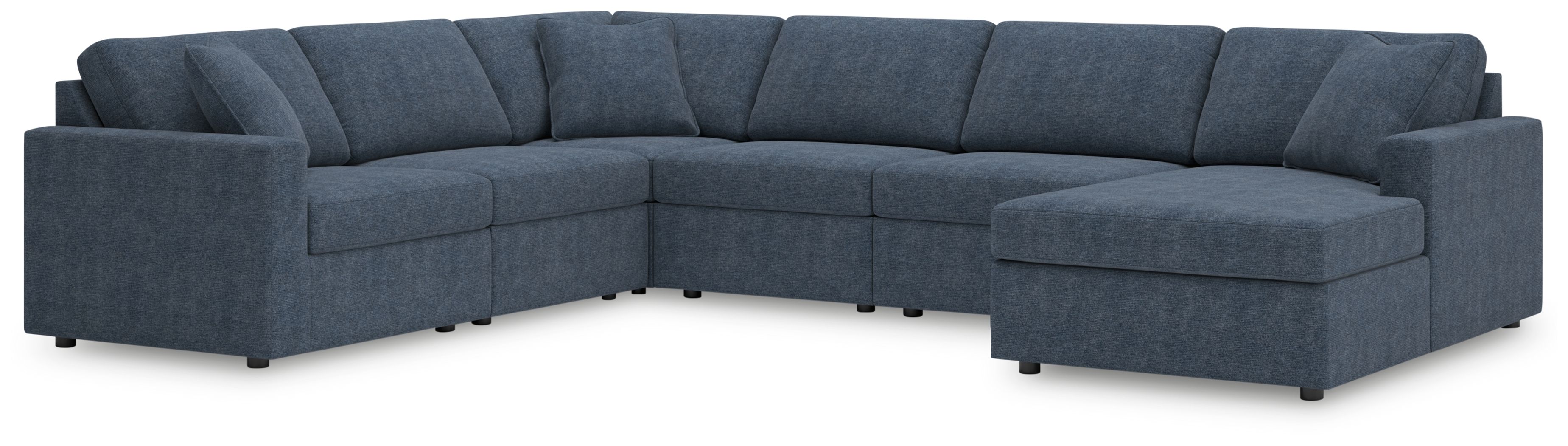 6 Pc · Sectional With Raf Corner Chaise
