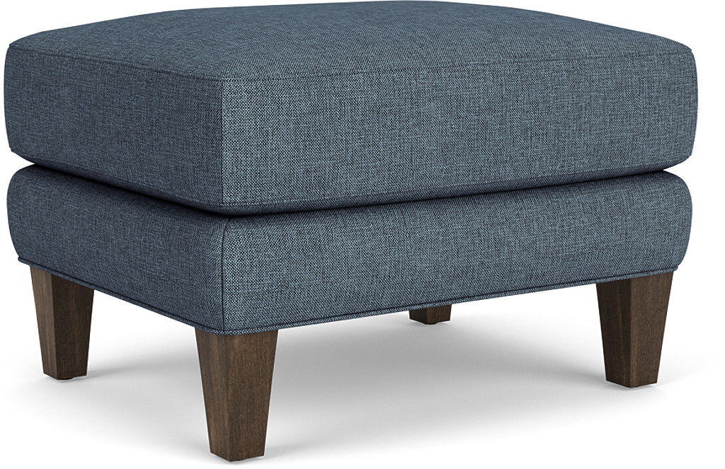 Venture - Fabric Ottoman, white, view 3