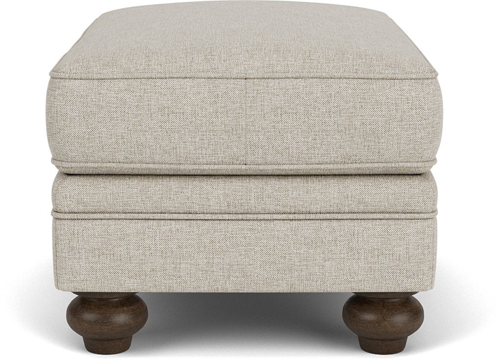 Winston - Fabric Ottoman, light gray, view 7
