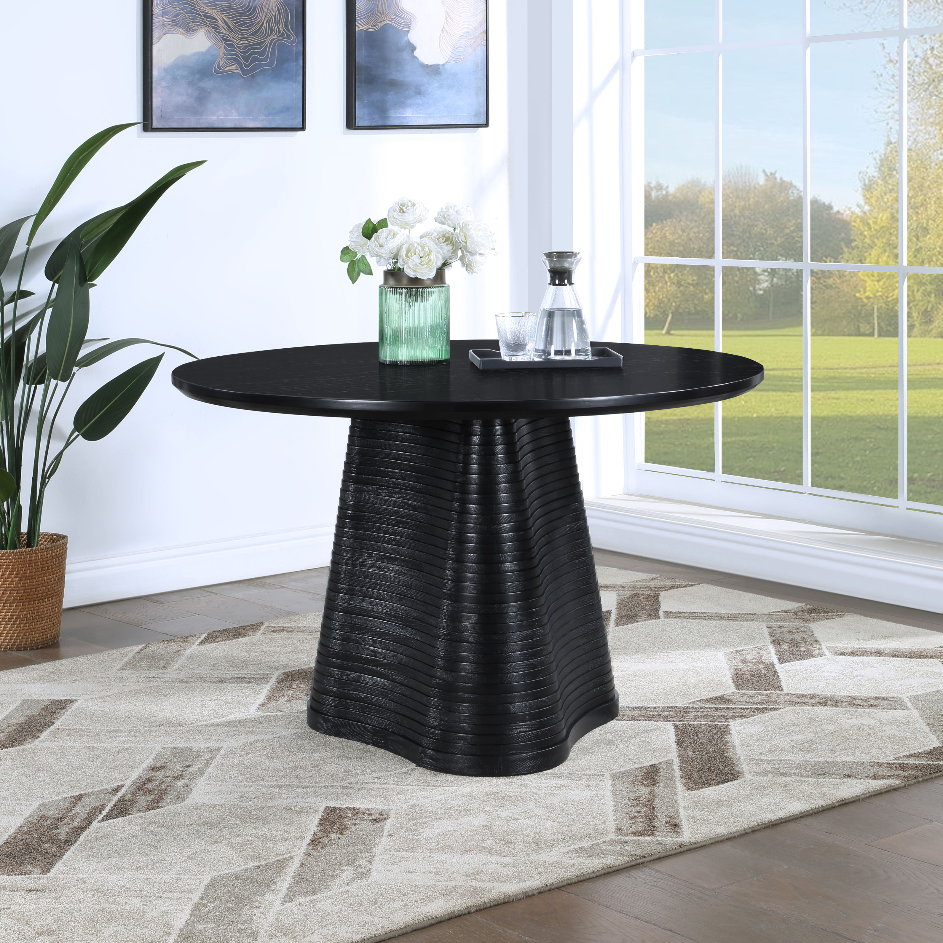 Bernada - Dining Table - Black