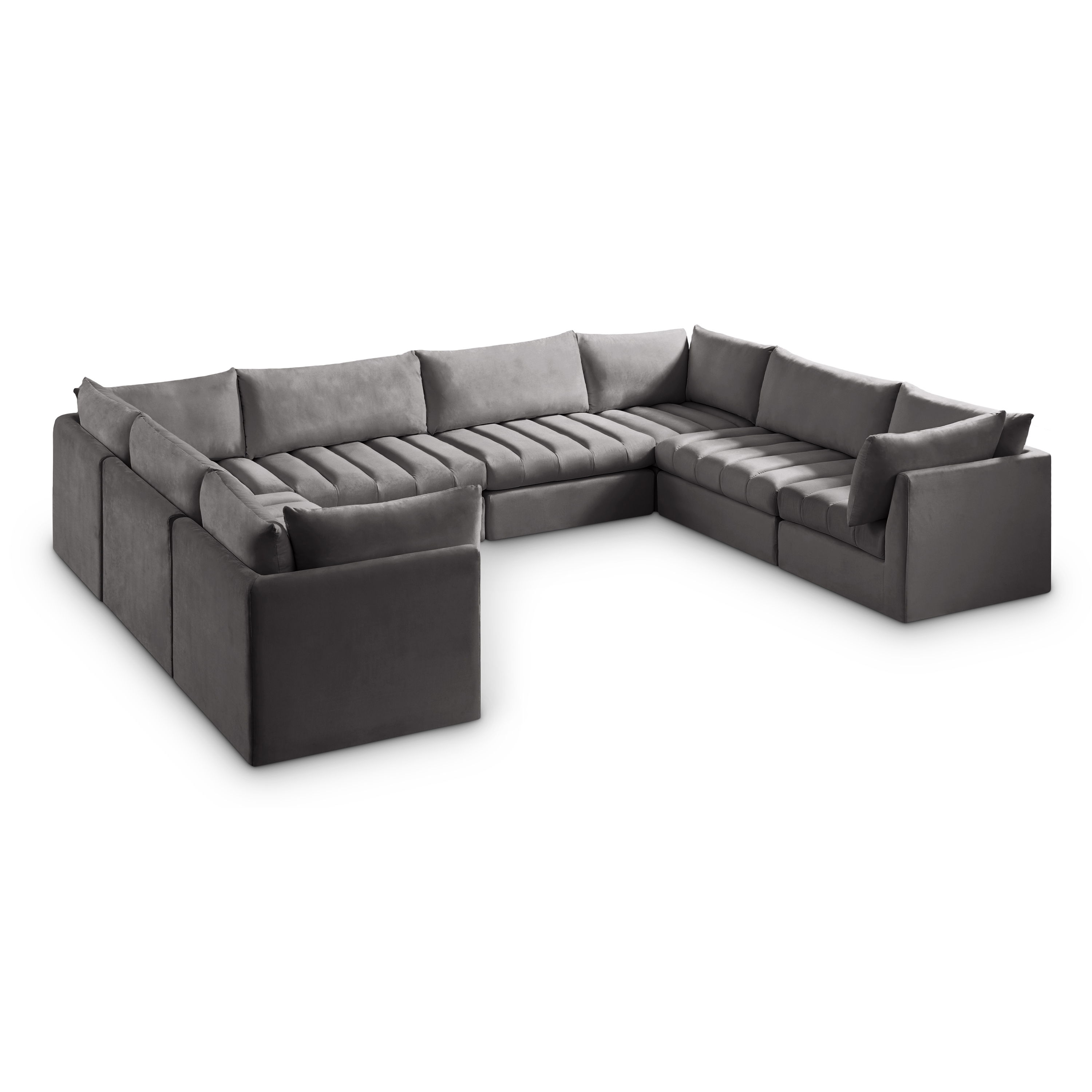 Jacob - Modular Sectional 8 Piece - Gray
