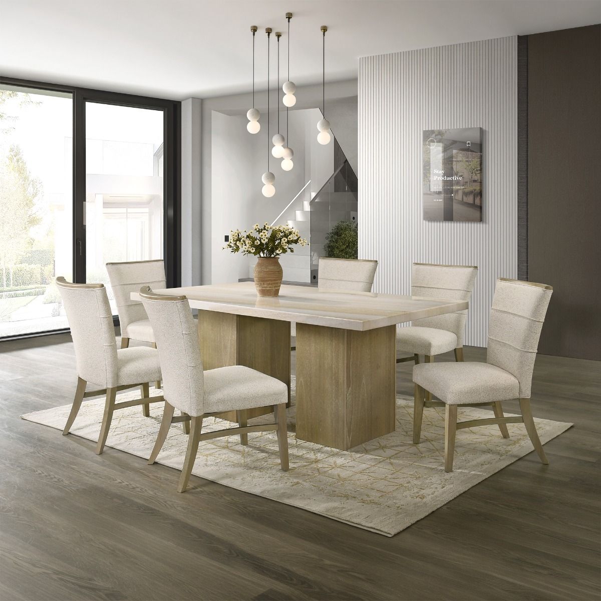 Olinda - Side Chair (Set of 2) - Linen, beige