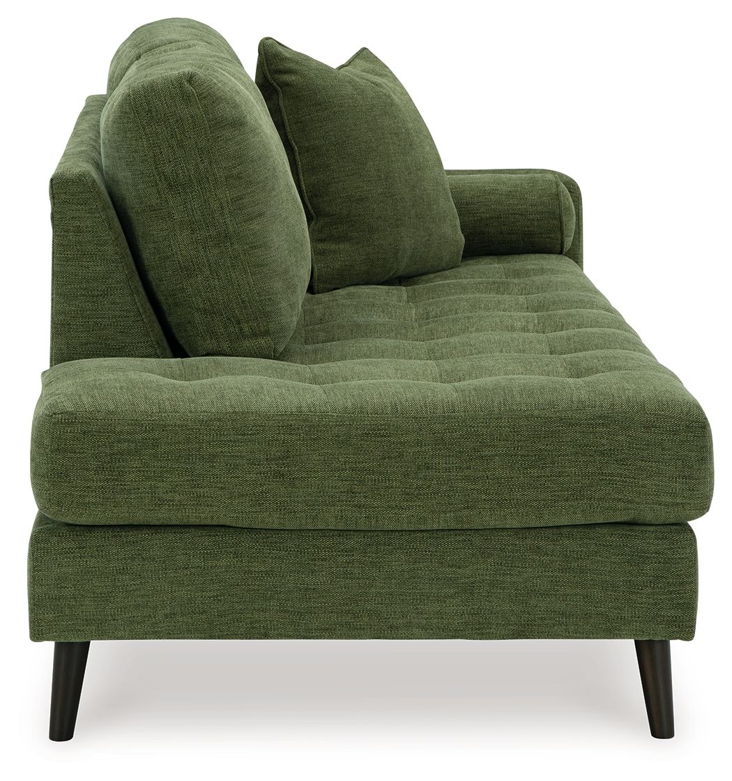 Ashley Furniture Bixler - Raf Corner Chaise - Olive - Image 4