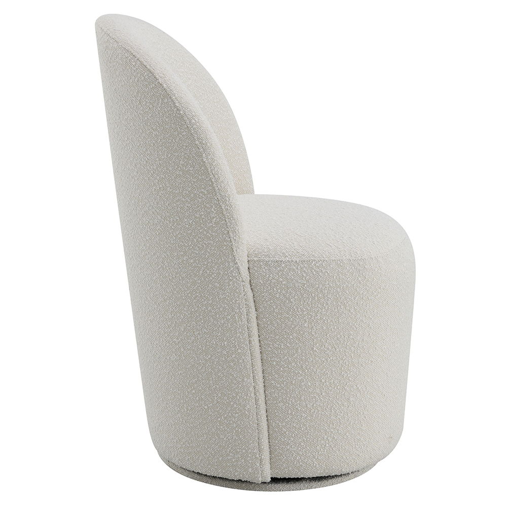 Hollis - Side Chair (Set of 2) - Beige Boucle, white, view 3