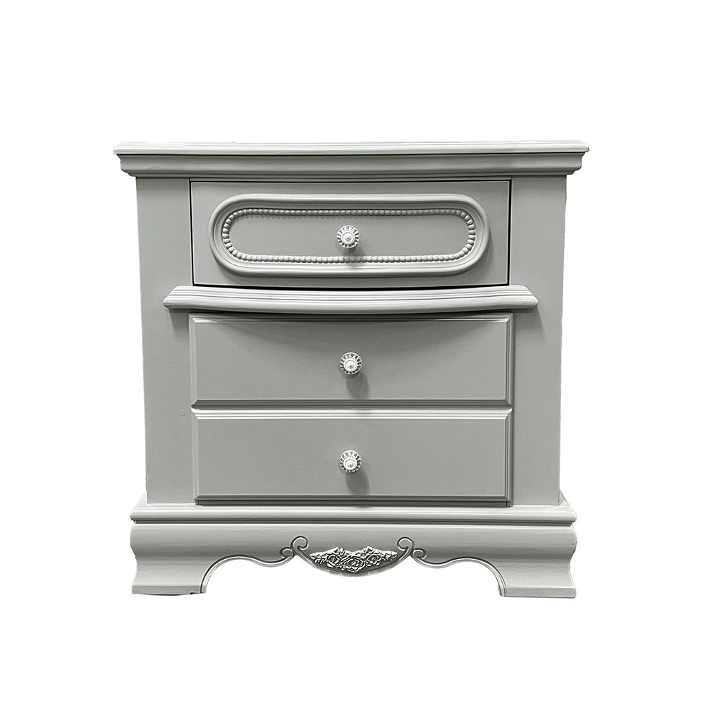 Flora - Nightstand - Gray, light gray, view 8