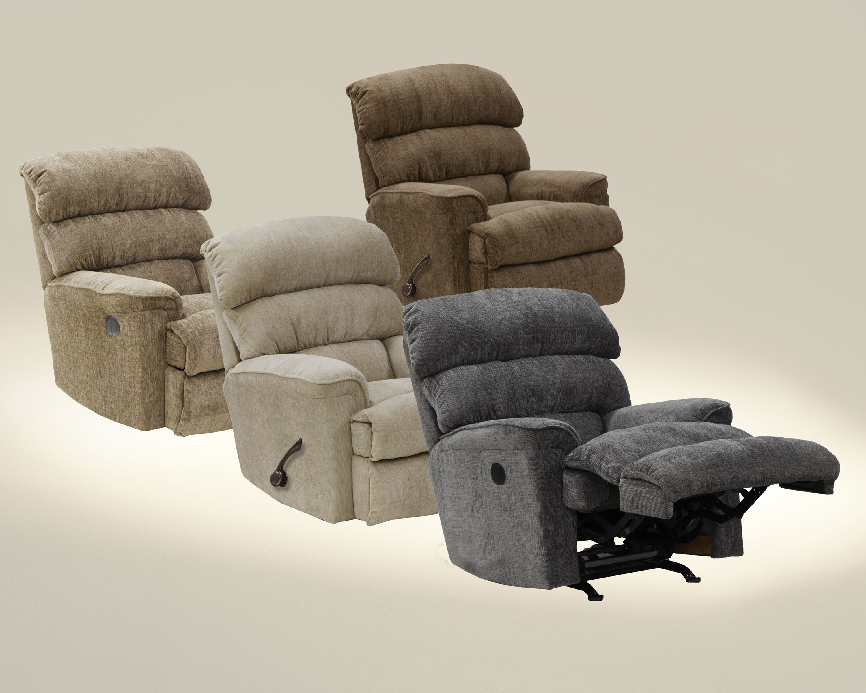 Pearson - Rocker Recliner - Charcoal