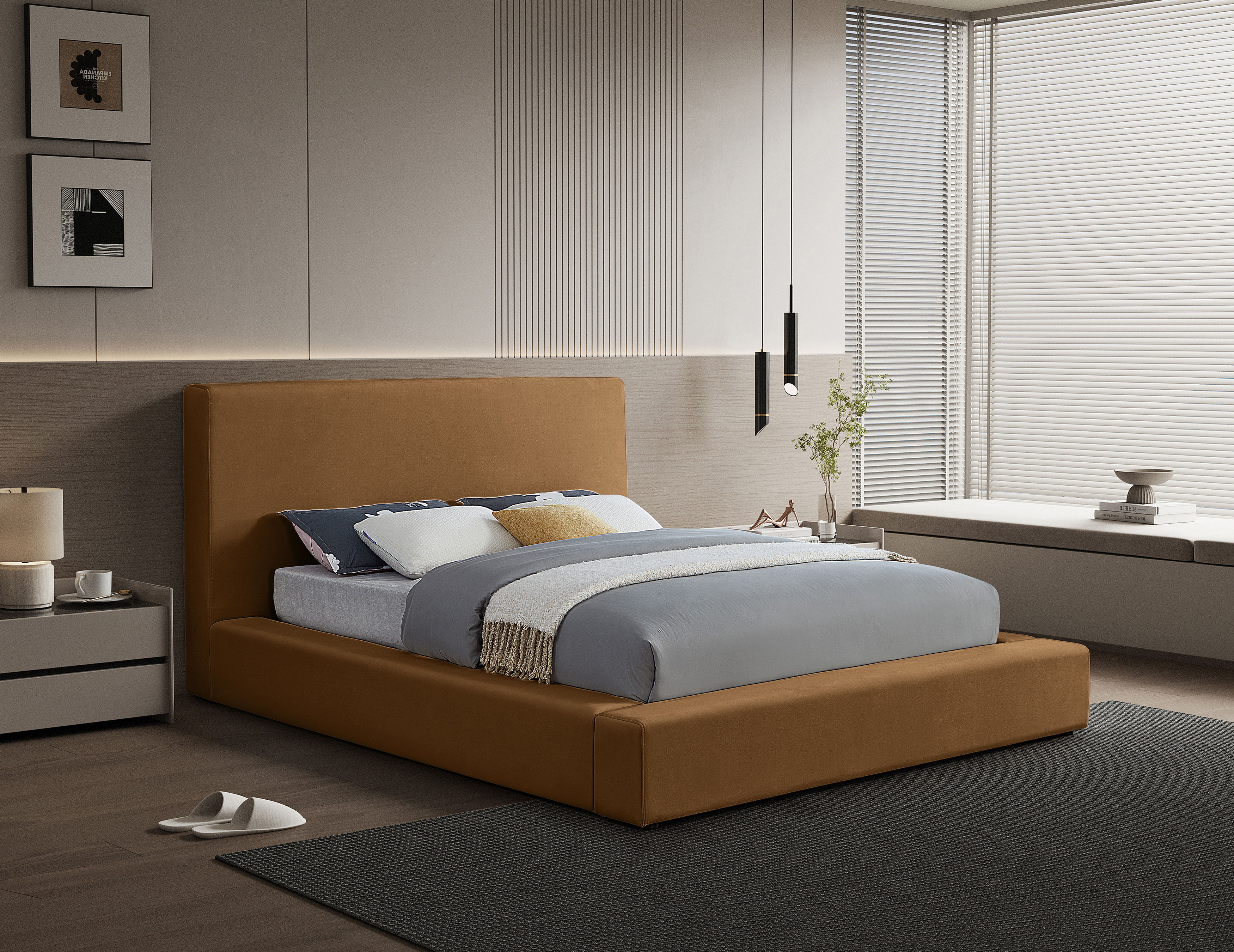 Dorian - Full Bed - Saddle