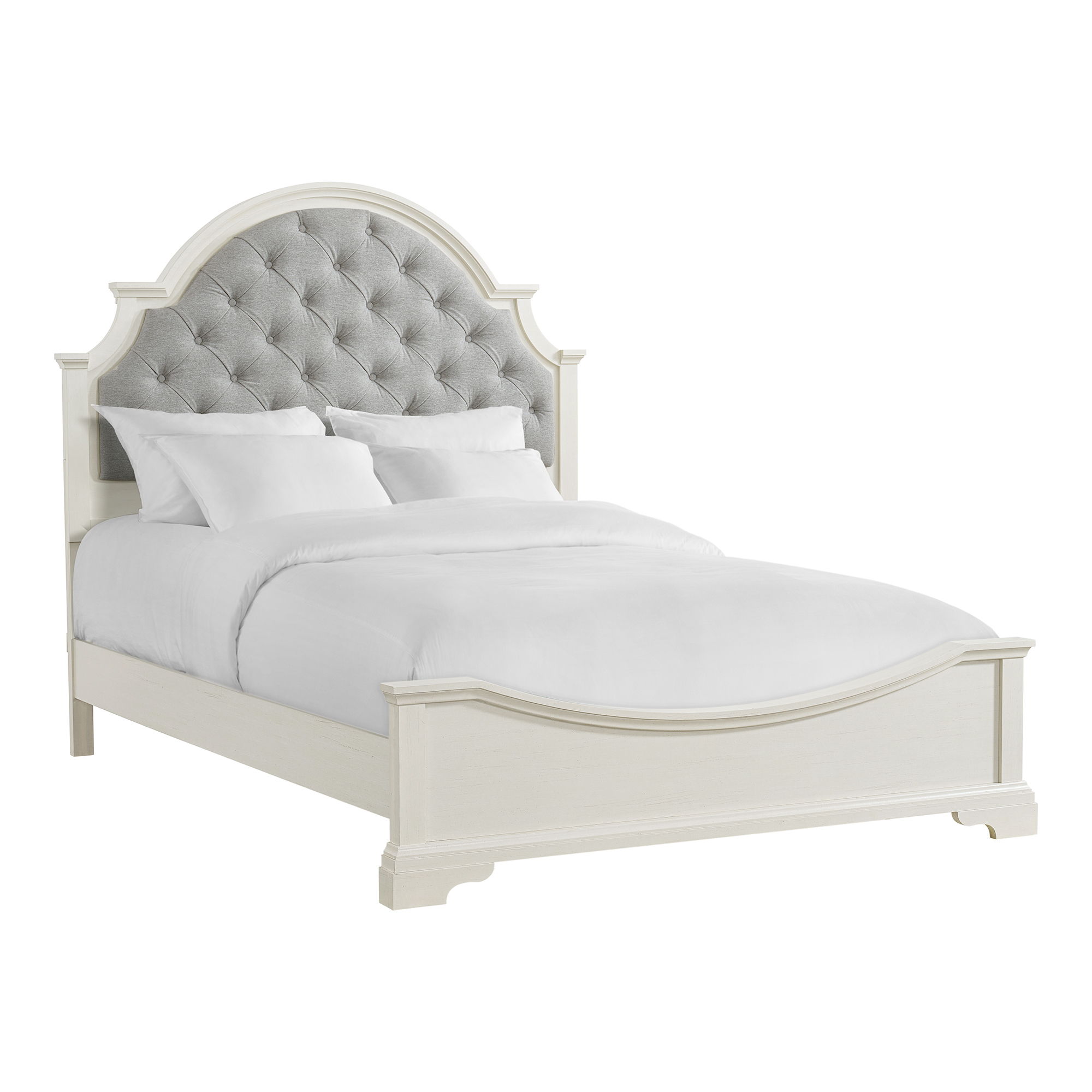 Eastwood - Youth Queen Upholstered 3 Piece Bedroom Set - White