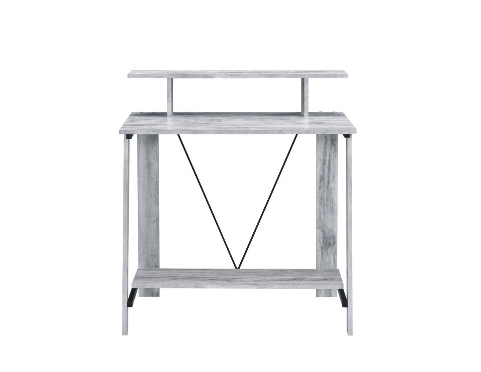 Nypho - Writing Desk - Antique White & Black, white, view 5