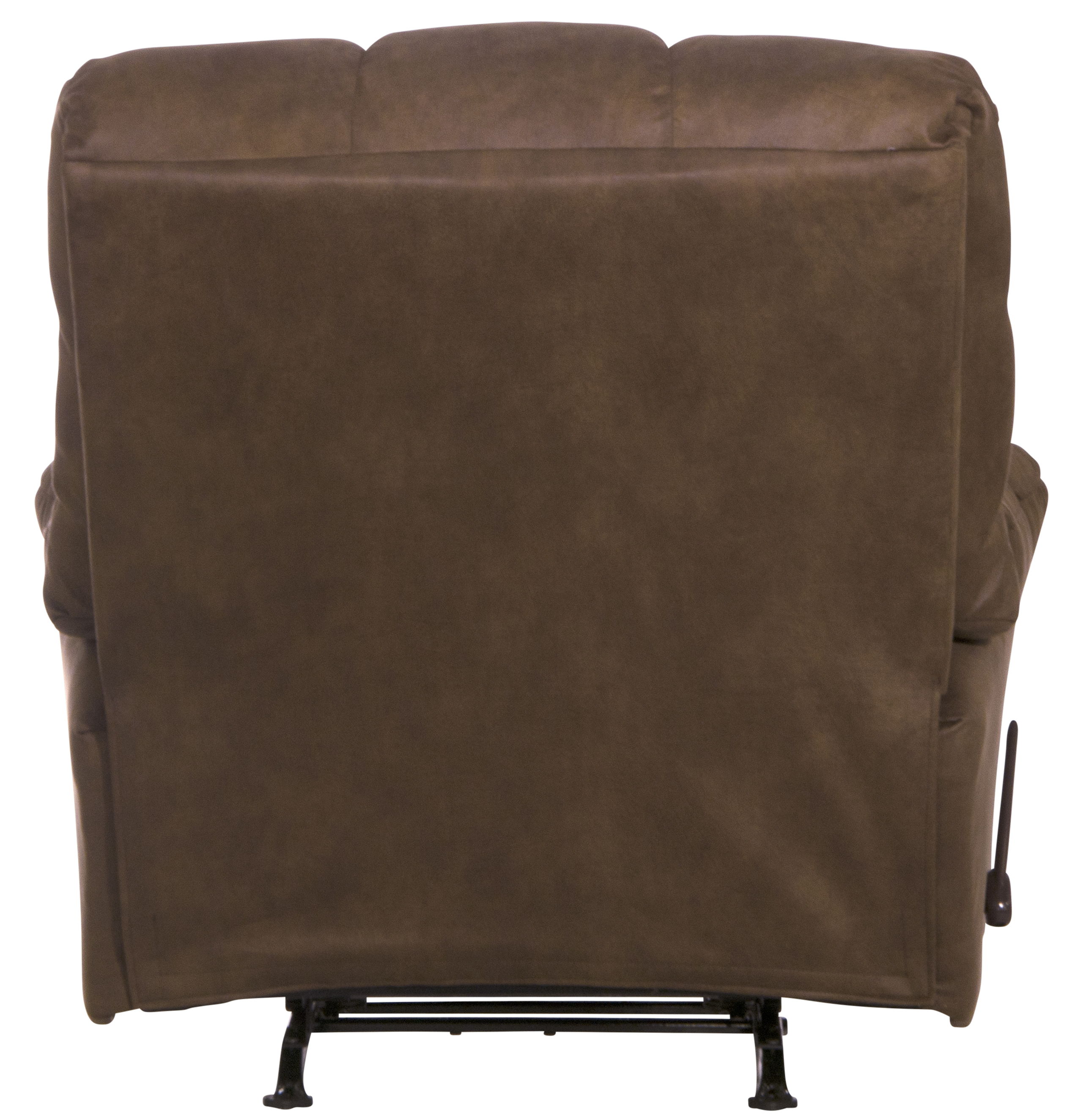 Machado - Chaise Rocker Recliner With Oversized Xtra Comfort Footrest - Chocolate